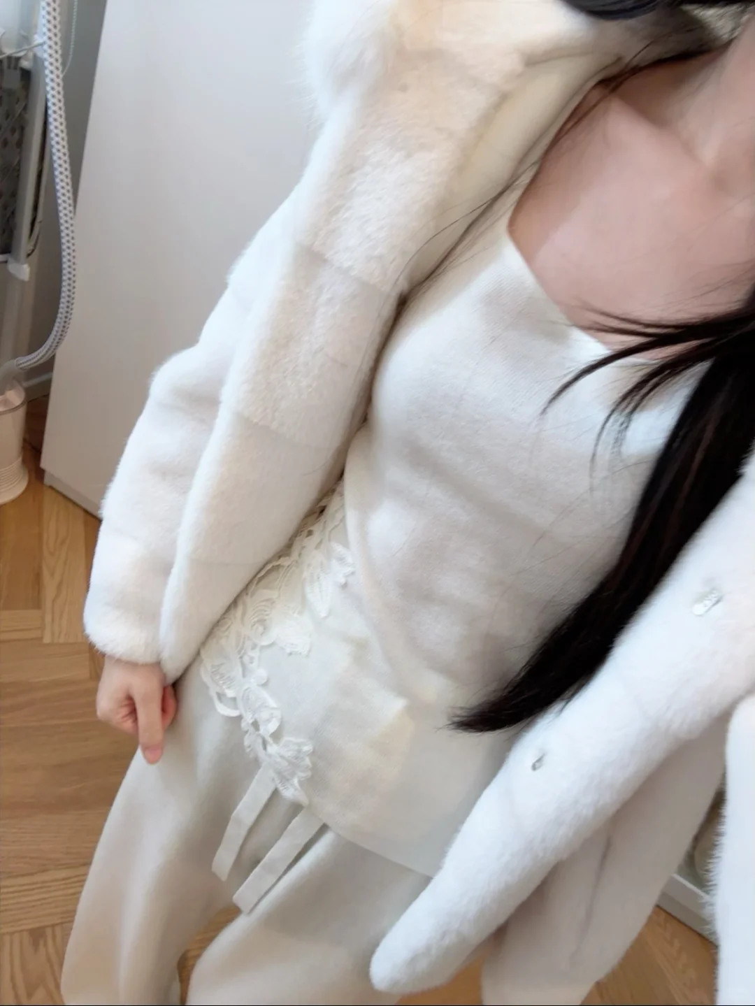 怎么有这么美的蕾丝打底