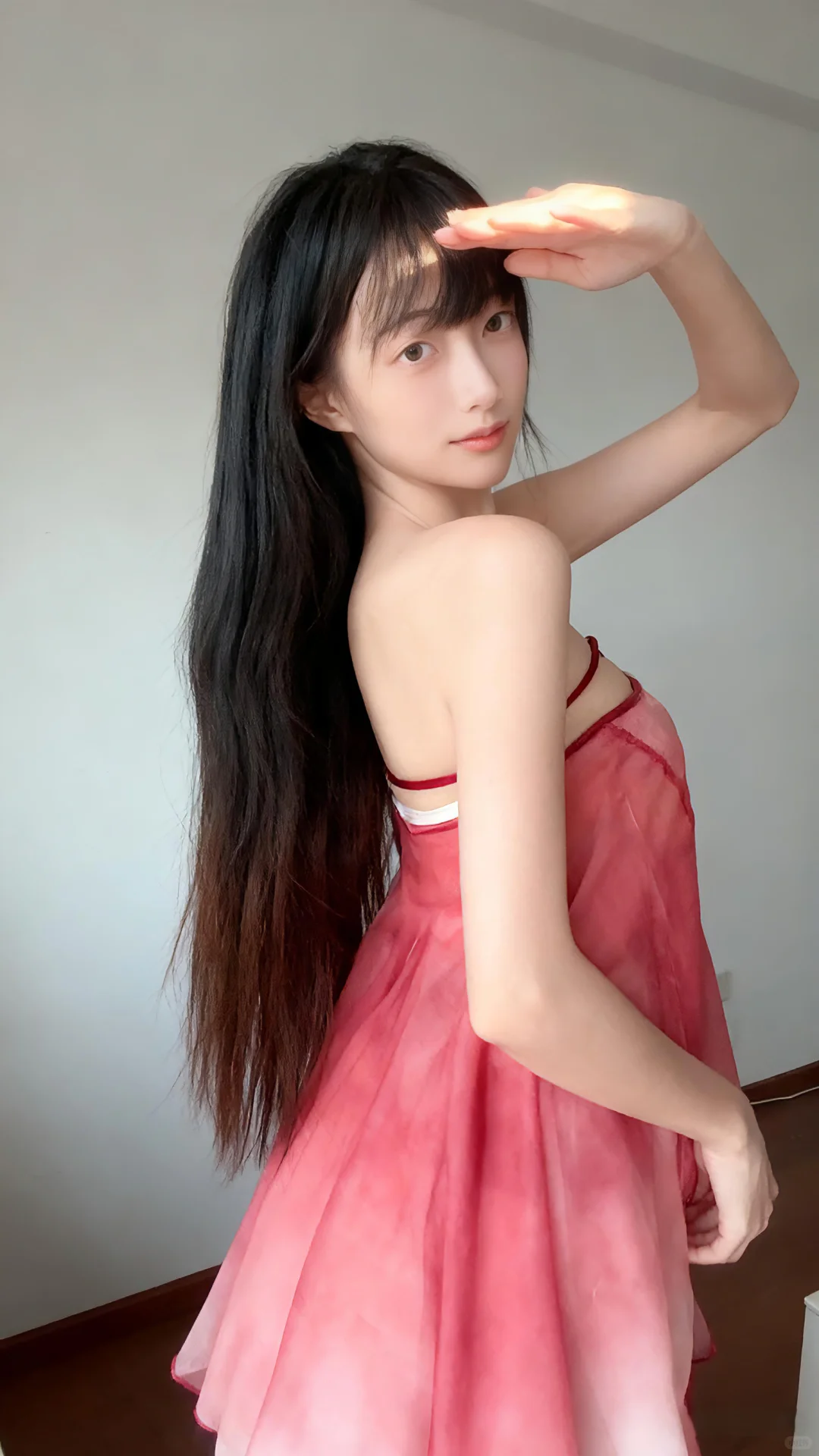 有点瘦，听说都喜欢丰腴的，太瘦没有手感