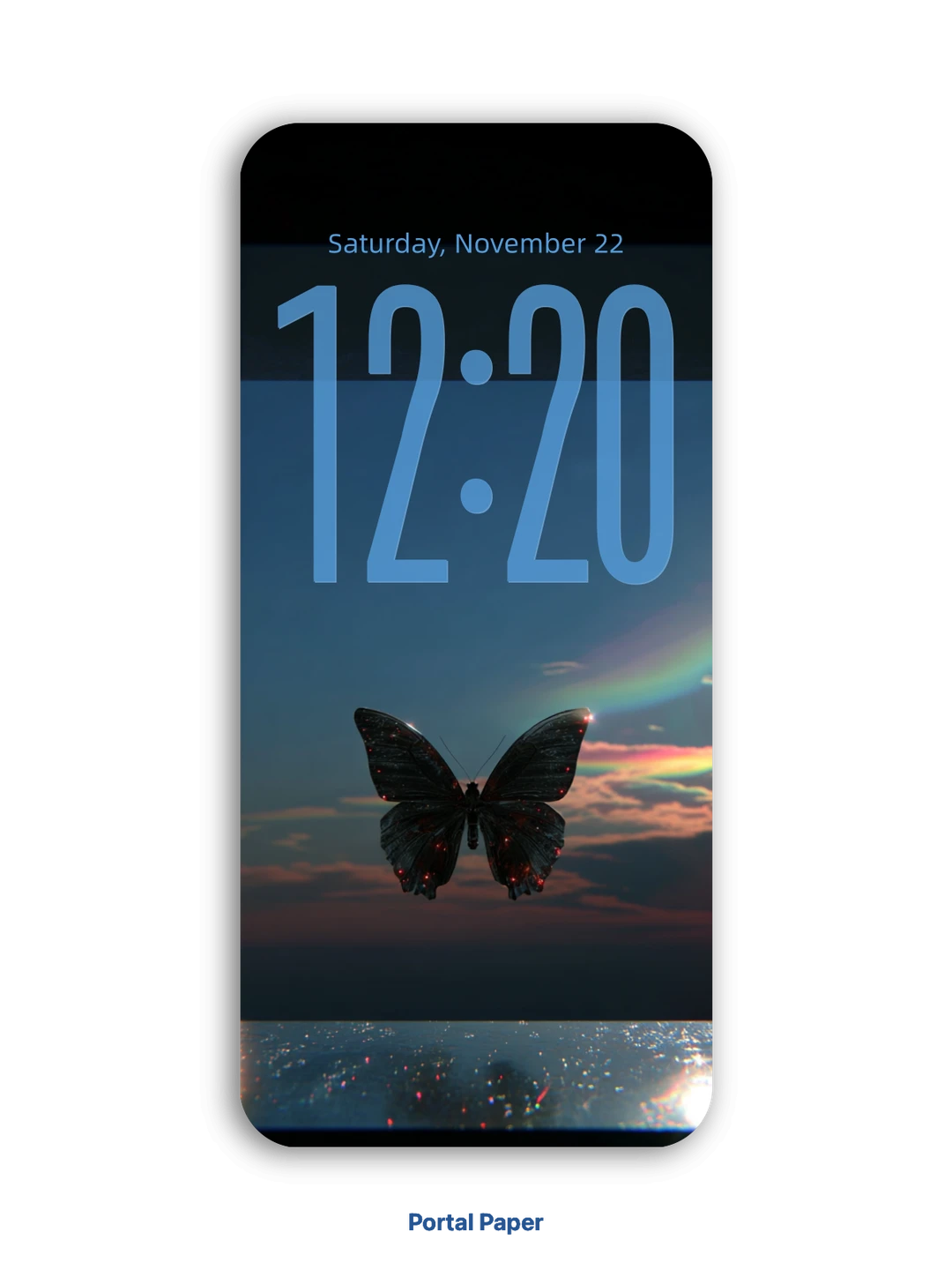 030｜iOS26壁纸｜蝴蝶光影