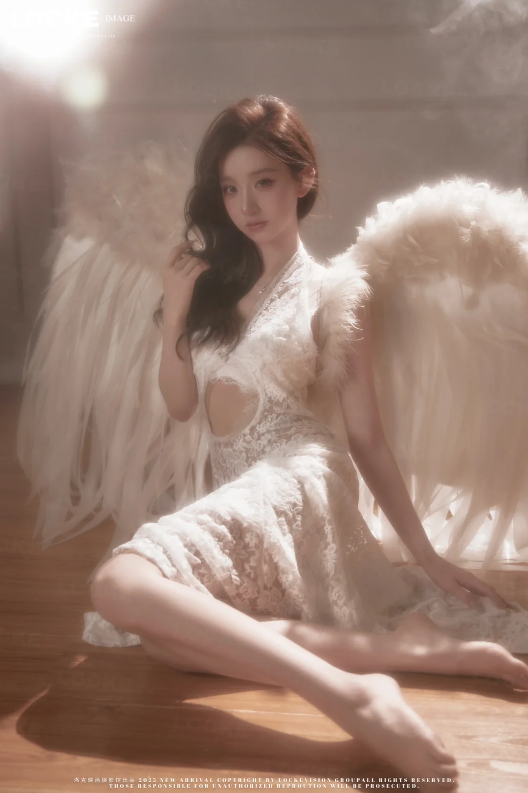 被天使翅膀吸引💓😍