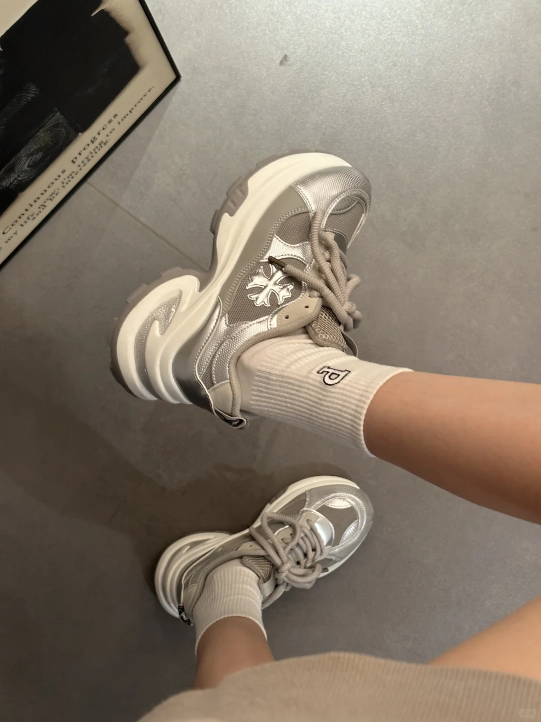 这双增高7cm的老爹鞋是谁还没有～便宜又好穿