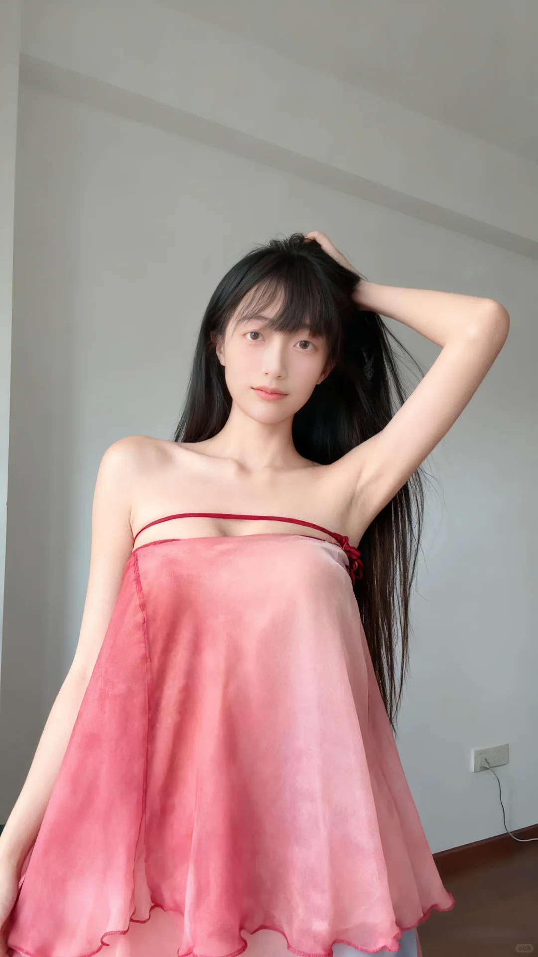 有点瘦，听说都喜欢丰腴的，太瘦没有手感