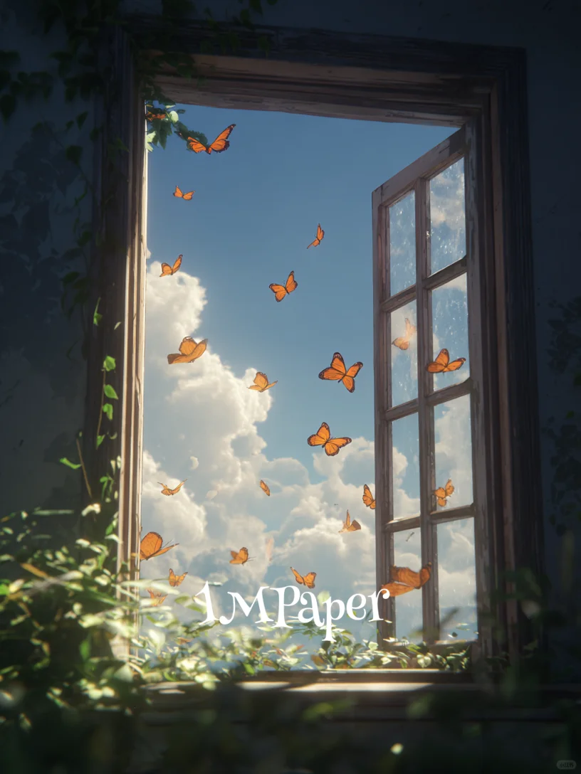 蝴蝶壁纸 l 盛夏的邂逅