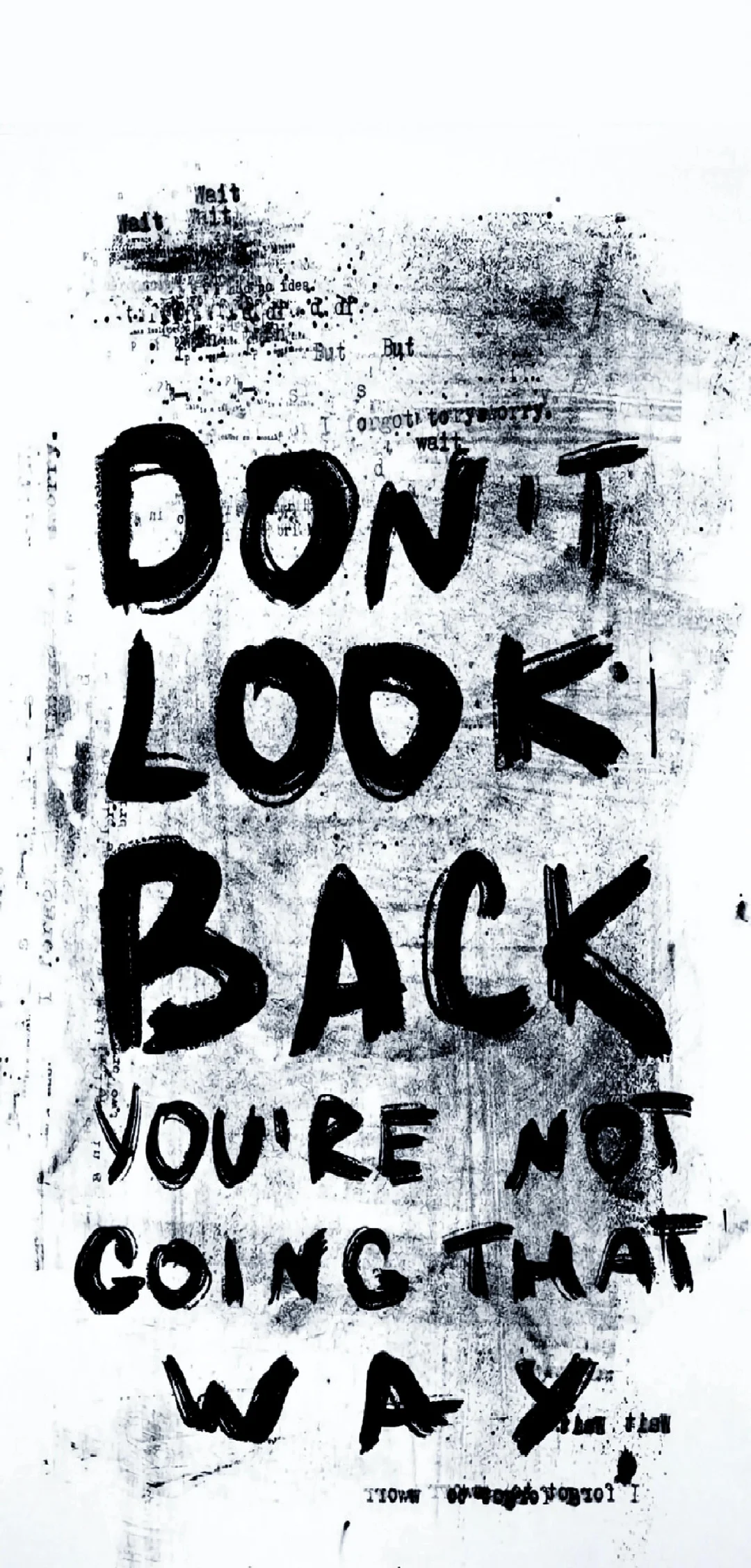 极繁文字防窥壁纸