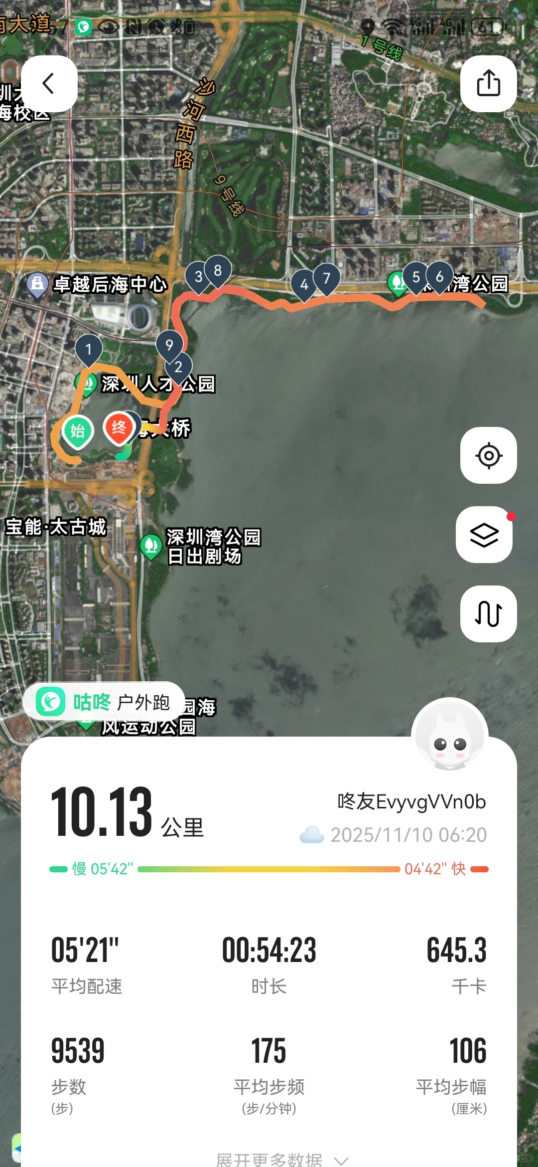 秋天的汗水很凉爽！