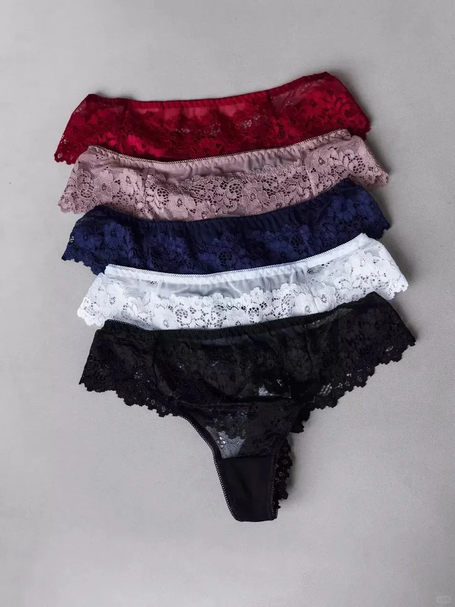 高级感内搭！蕾丝丁字裤真香