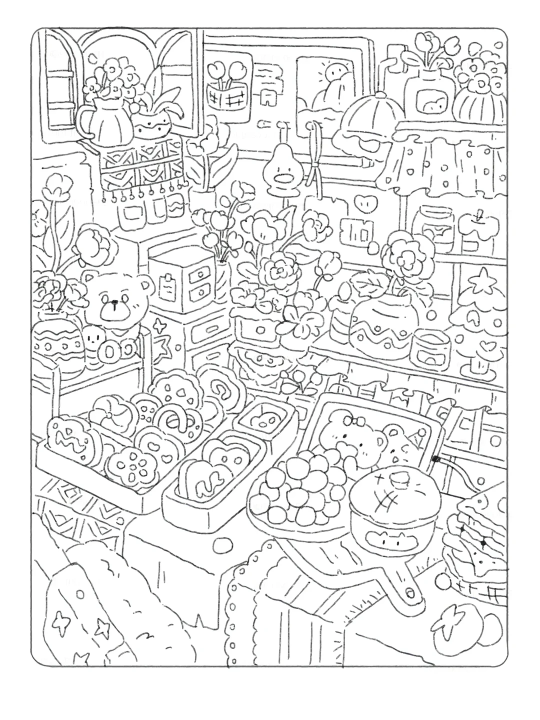 线条画入门📝轻松get生活艺术感🎨