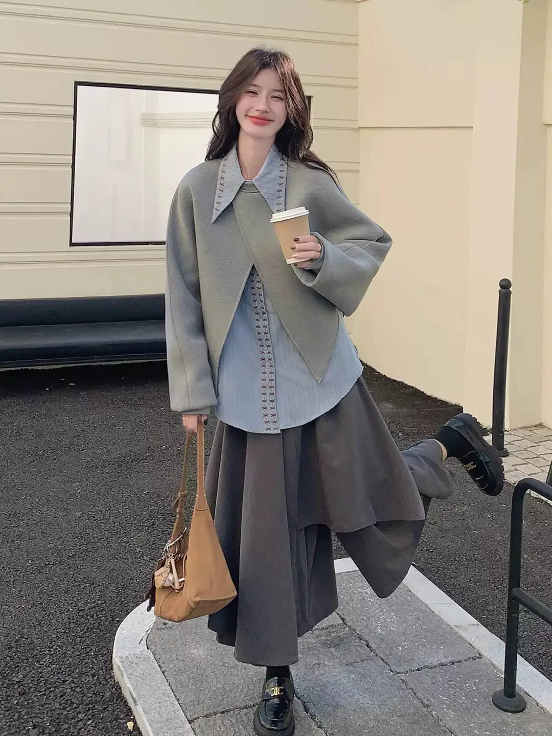 ⚡️韩系学院风休闲套装女2025秋季新款设