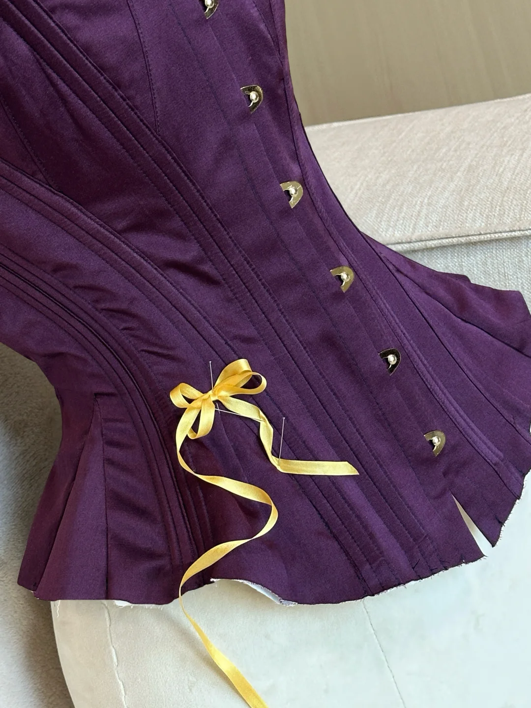 分享一些我的真丝束胸制作细节🪡