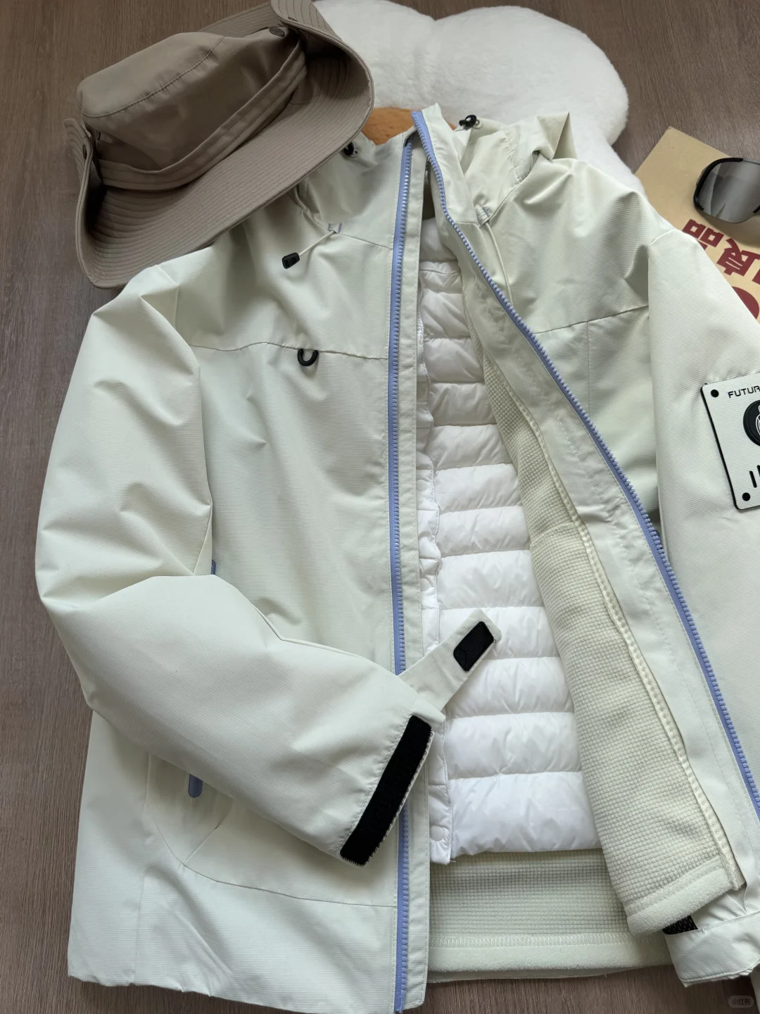 live原图｜近期剪吊牌zui快的雪霁黄冲锋衣！！