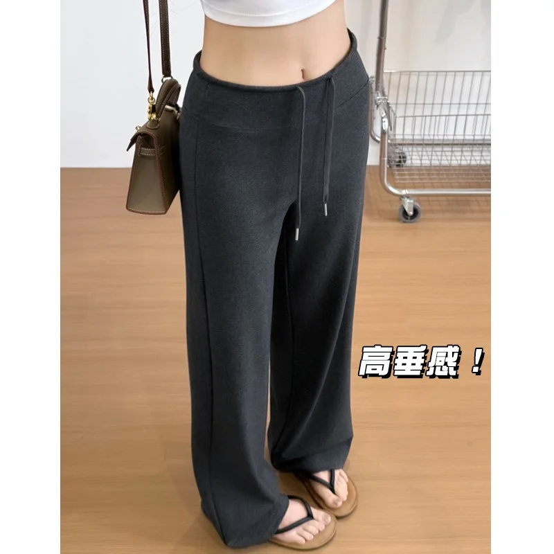 黑色运动裤女夏2025年新款高腰显瘦直⚡️