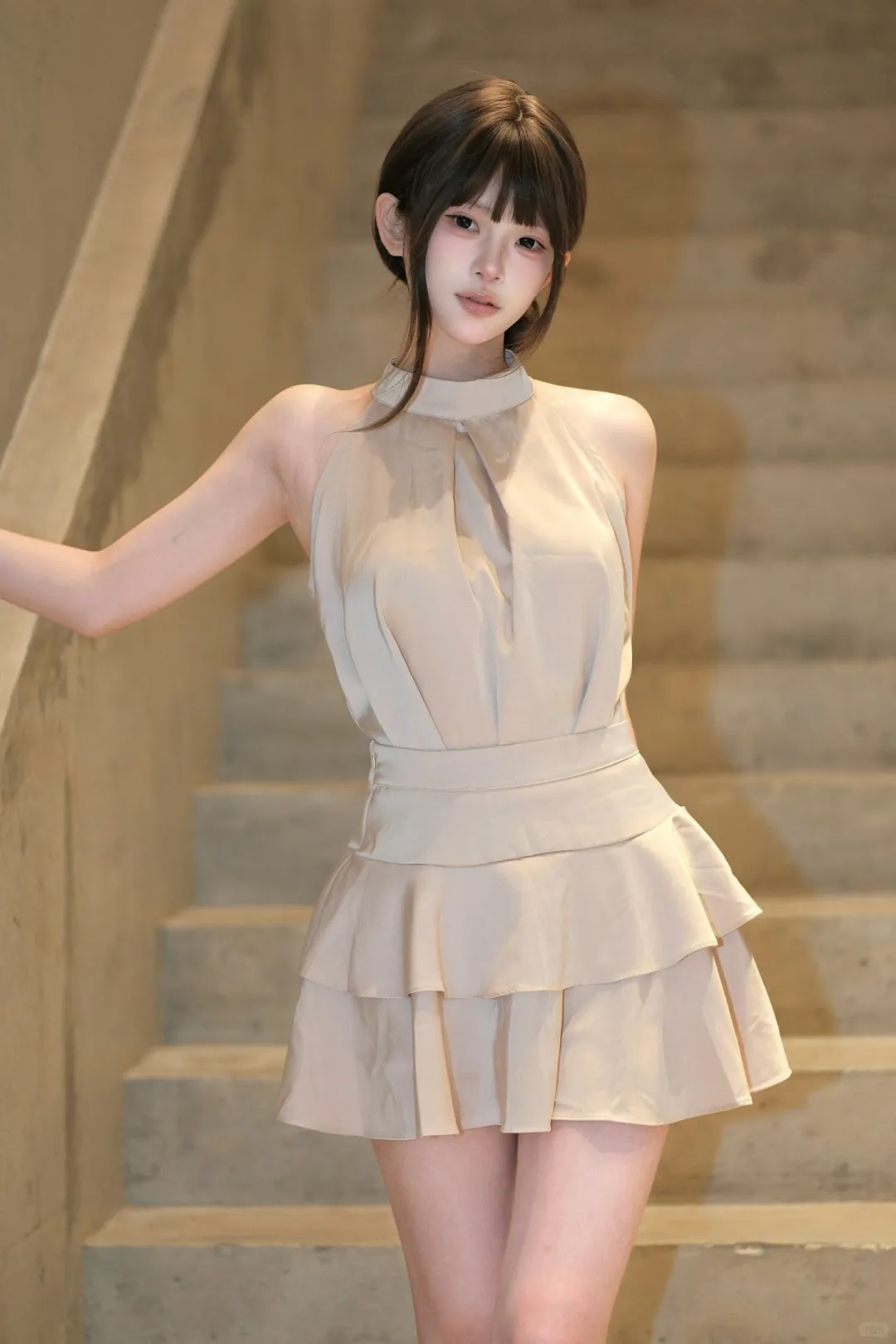 咖啡馆里的纯欲小姐姐