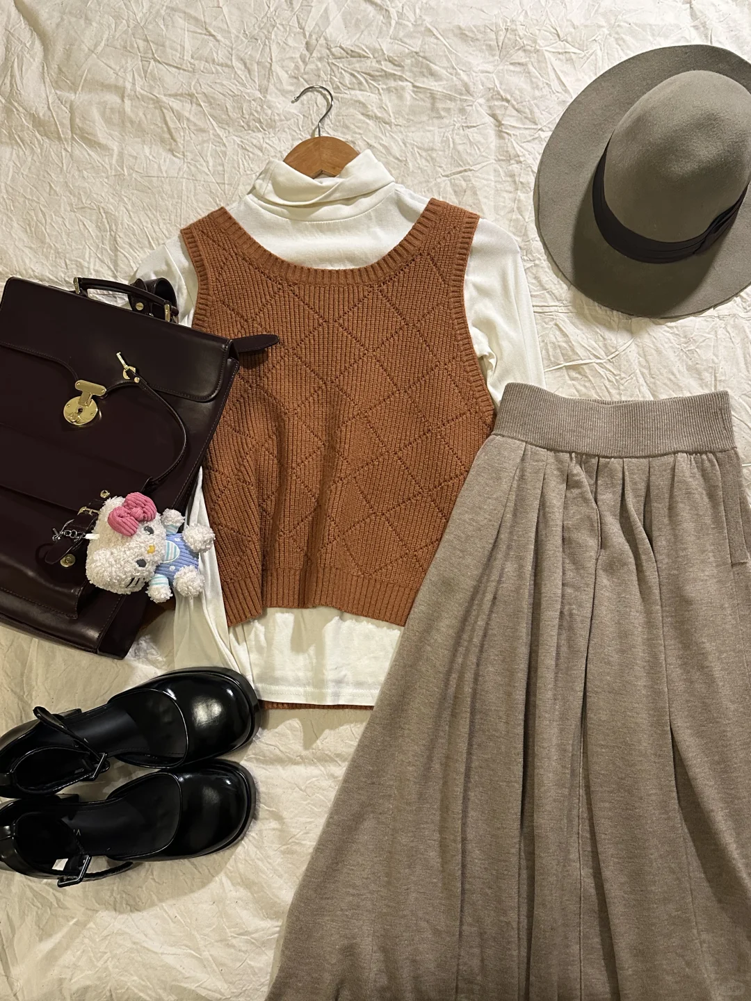 邵和古早感穿搭