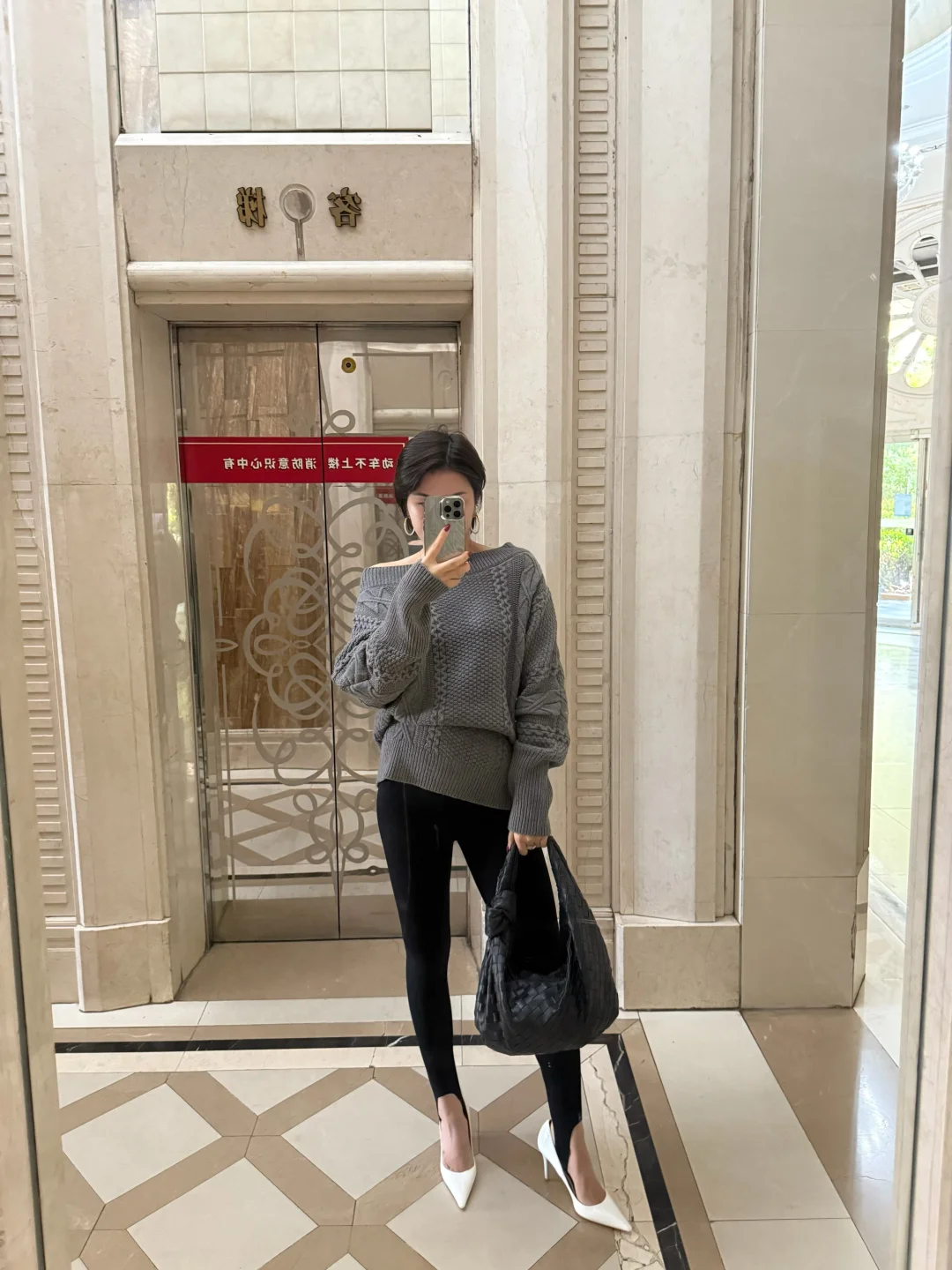 高跟鞋➕瑜伽裤绝了～好显腿长啊