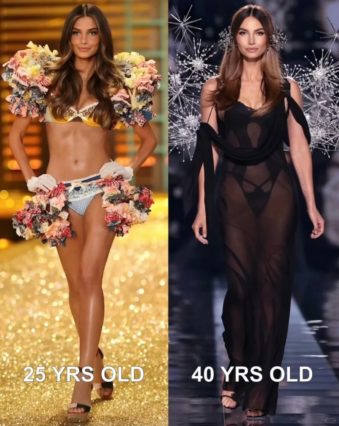 太自律了👍维密们的今时昔日