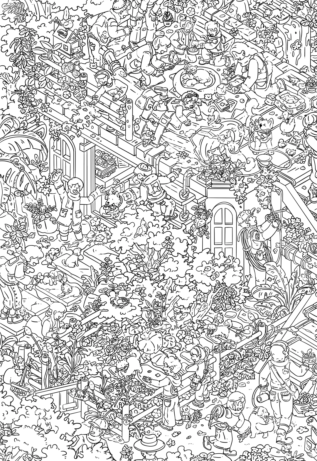 挑战地狱级线稿的一天