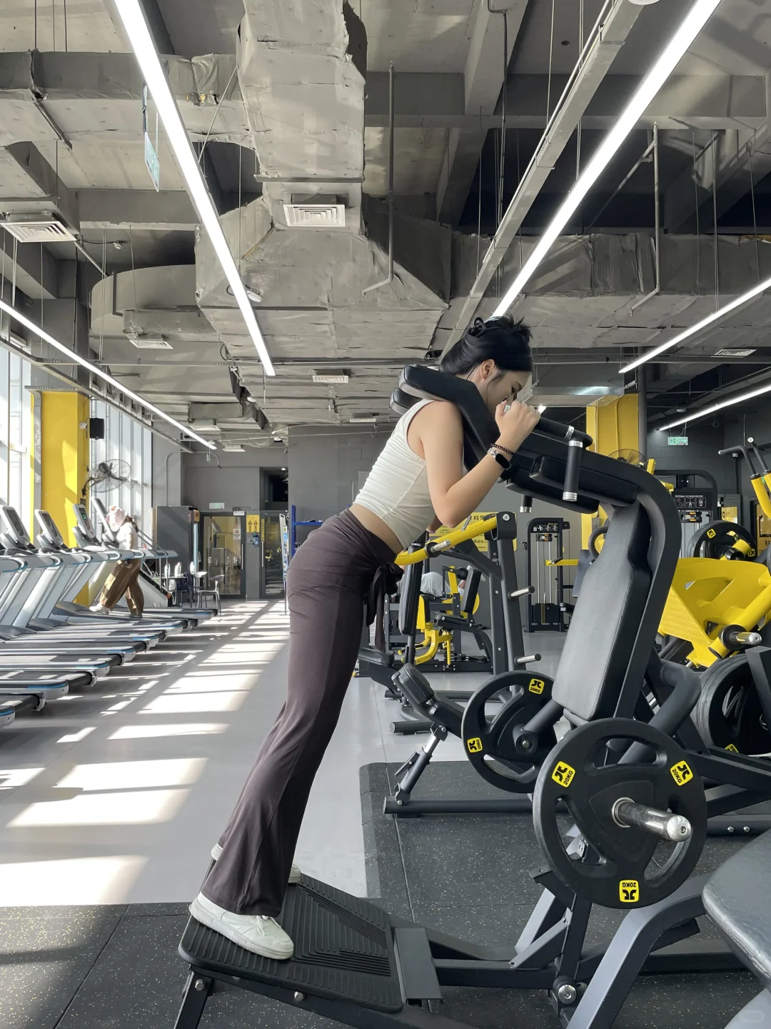 健身人健身魂！这件瑜伽服也太显身材了！