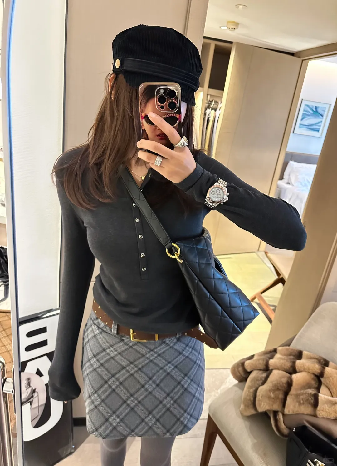 半身裙的实用叠法