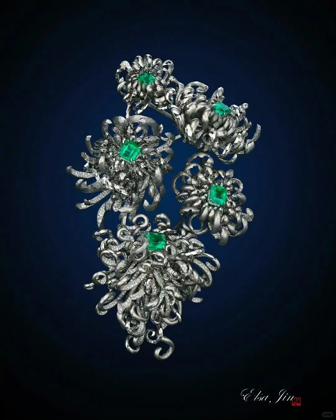 不是花中偏爱菊，此花开尽更无花！