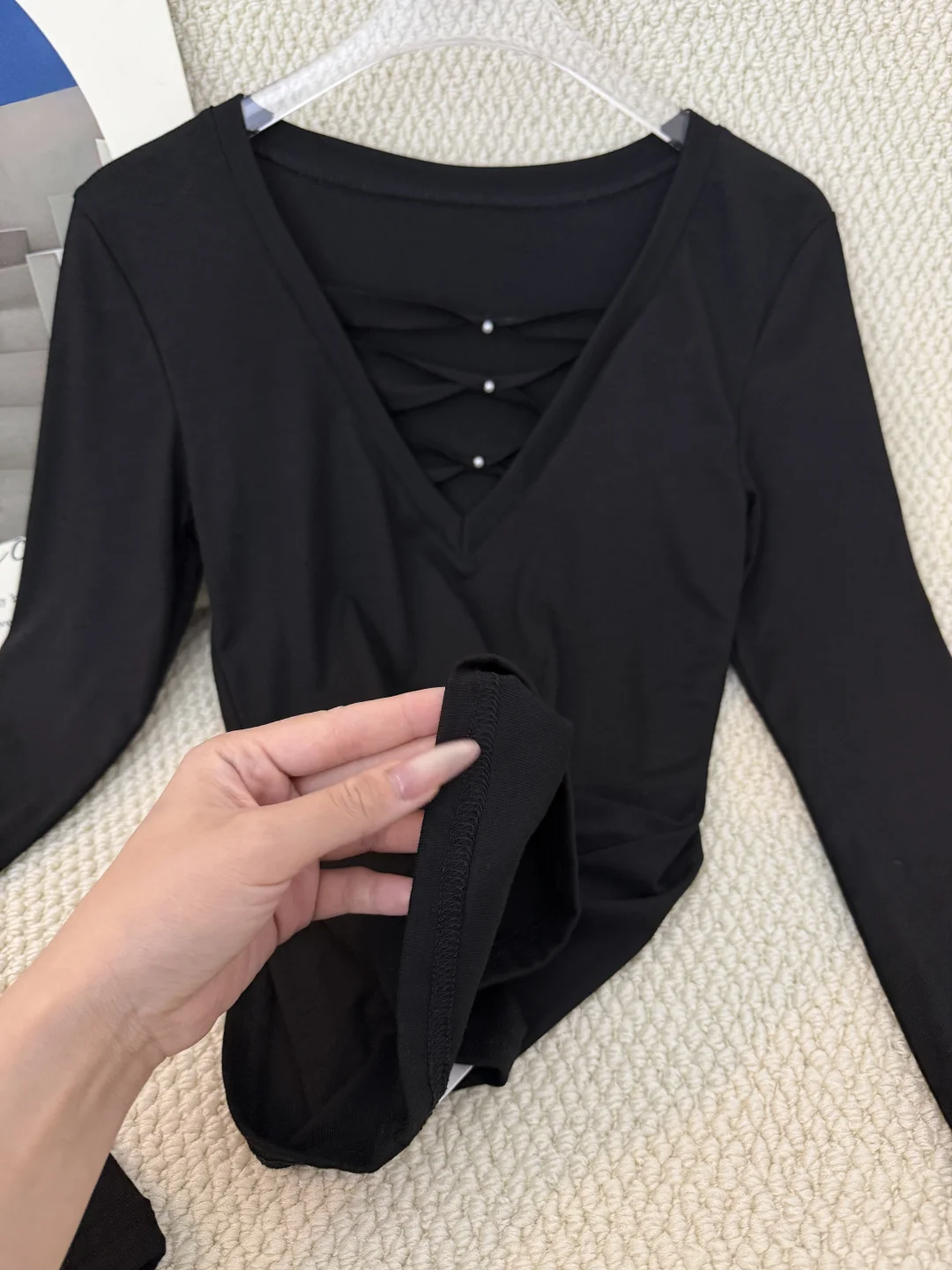 喜欢黑色不是我的错！上身就是超绝腰臀比！！