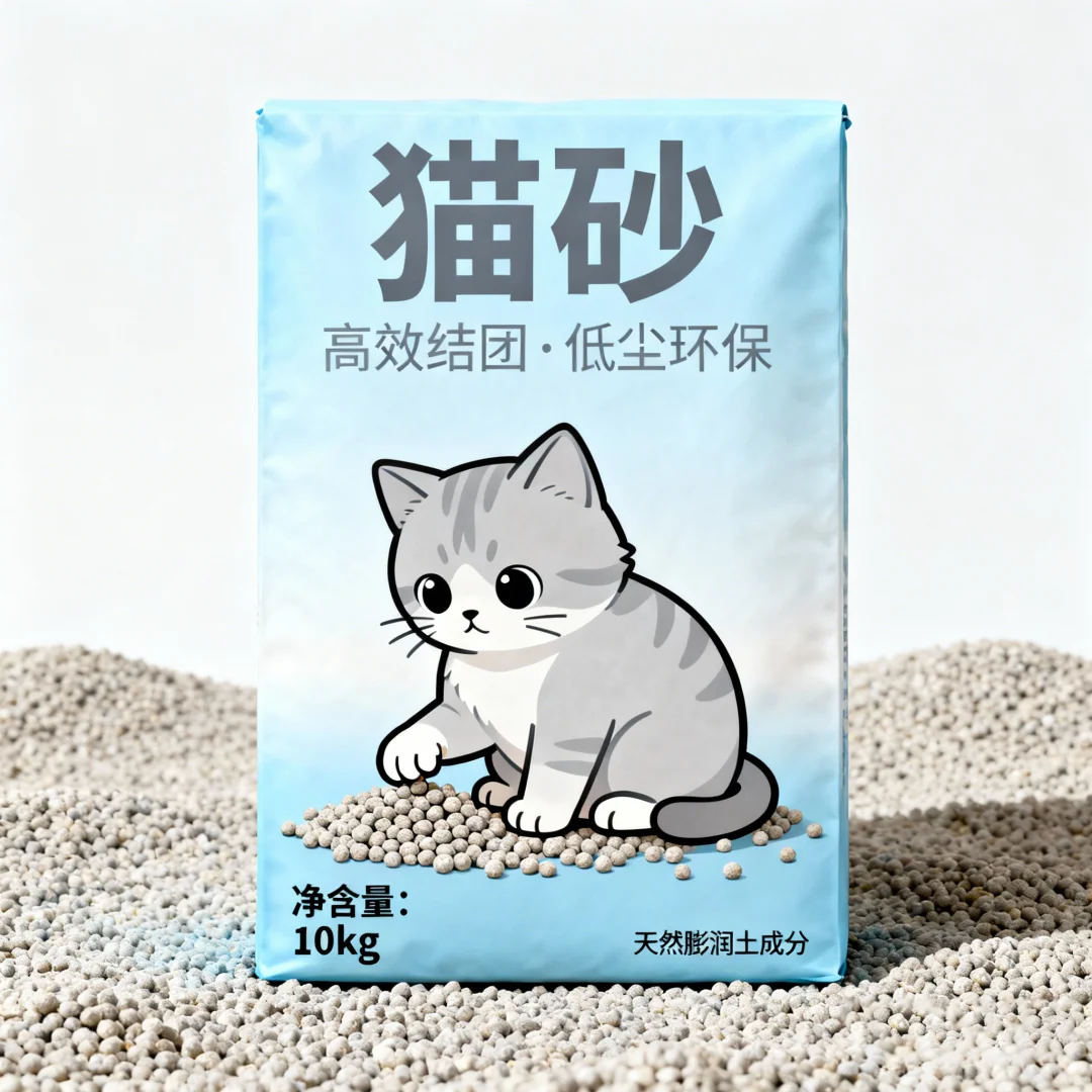 猫砂袋子包装设计