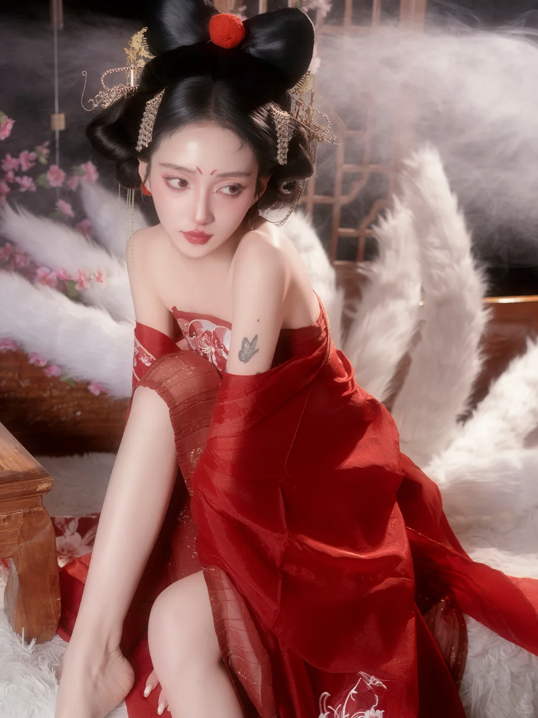 哎哟～这是哪家的小狐狸🦊下凡了呀❓美到窒息