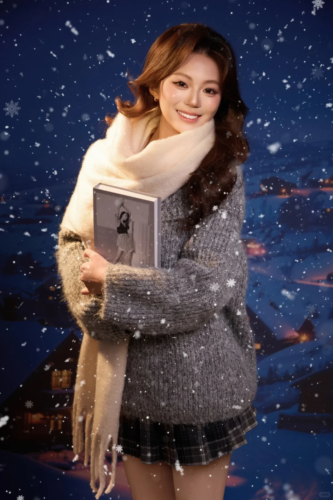 冬日写真｜雪天里的软fufu甜妹