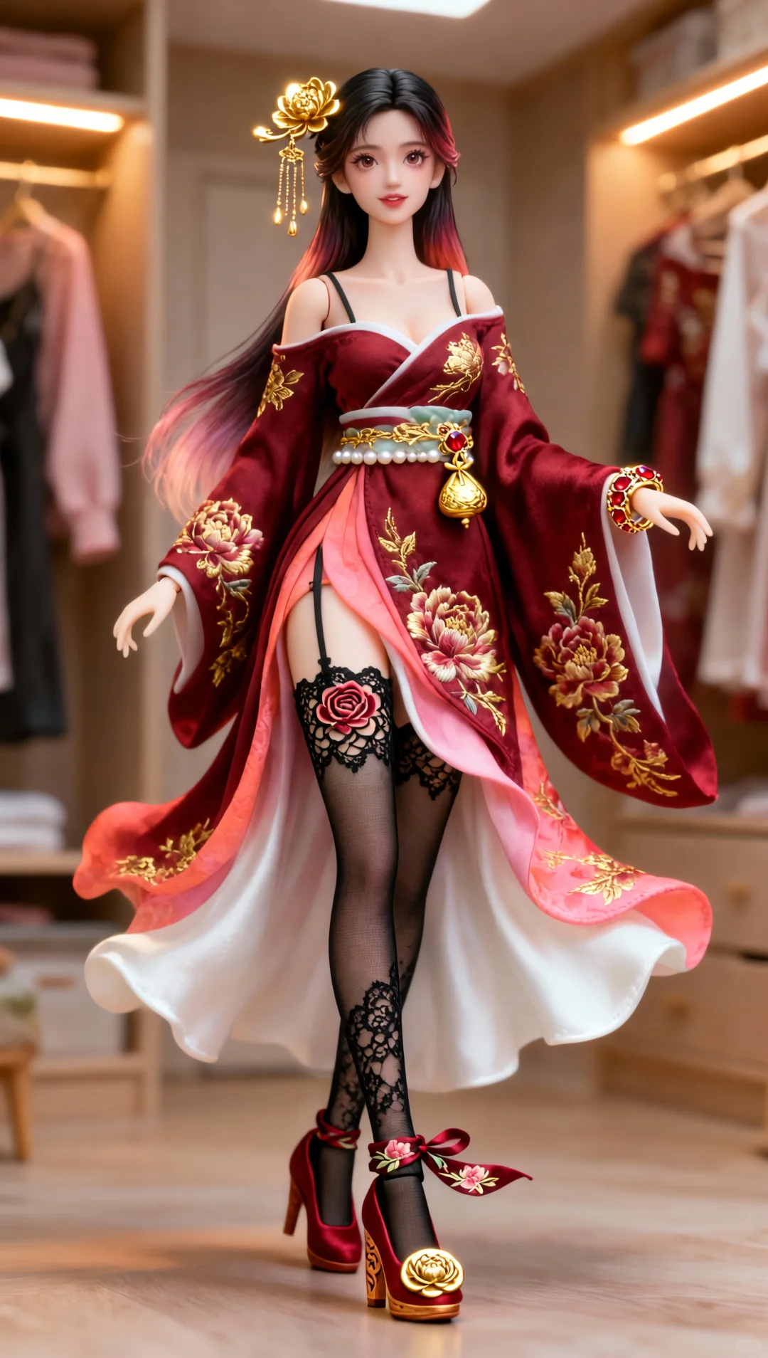 AI 捏的国风娃娃