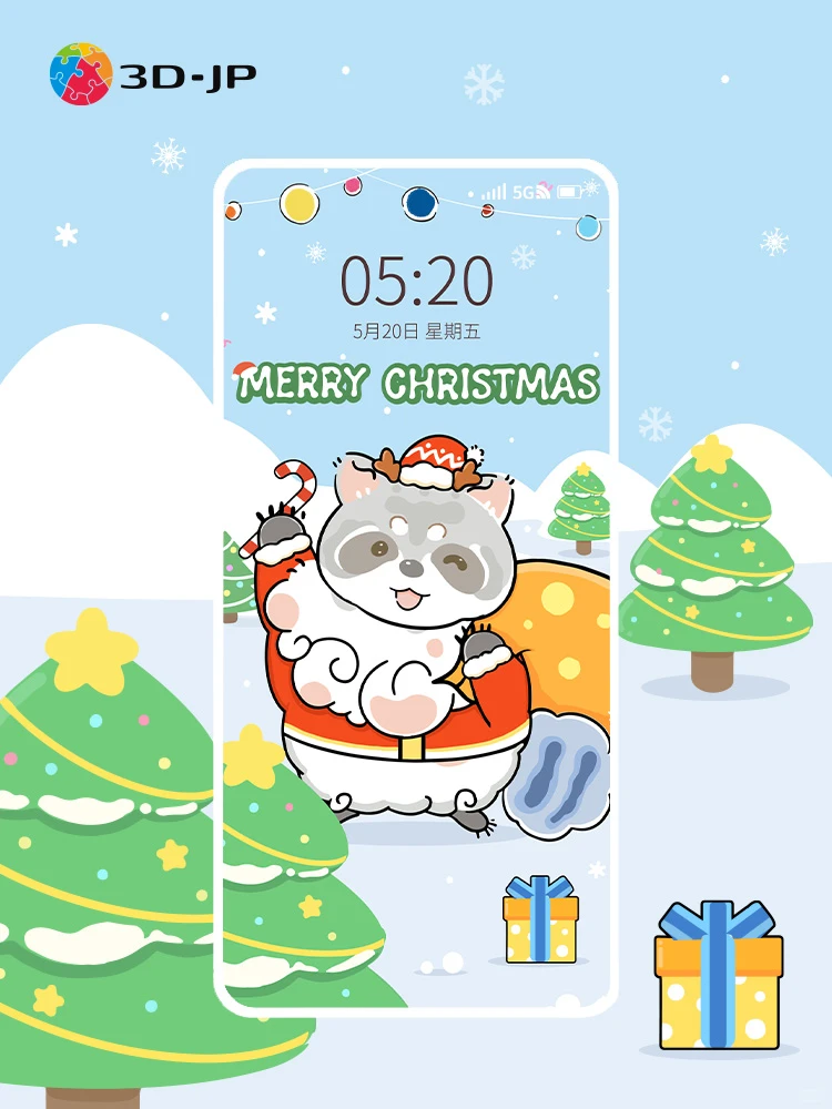 🎄12 月壁纸｜Pazzy想和你一起过冬❄️