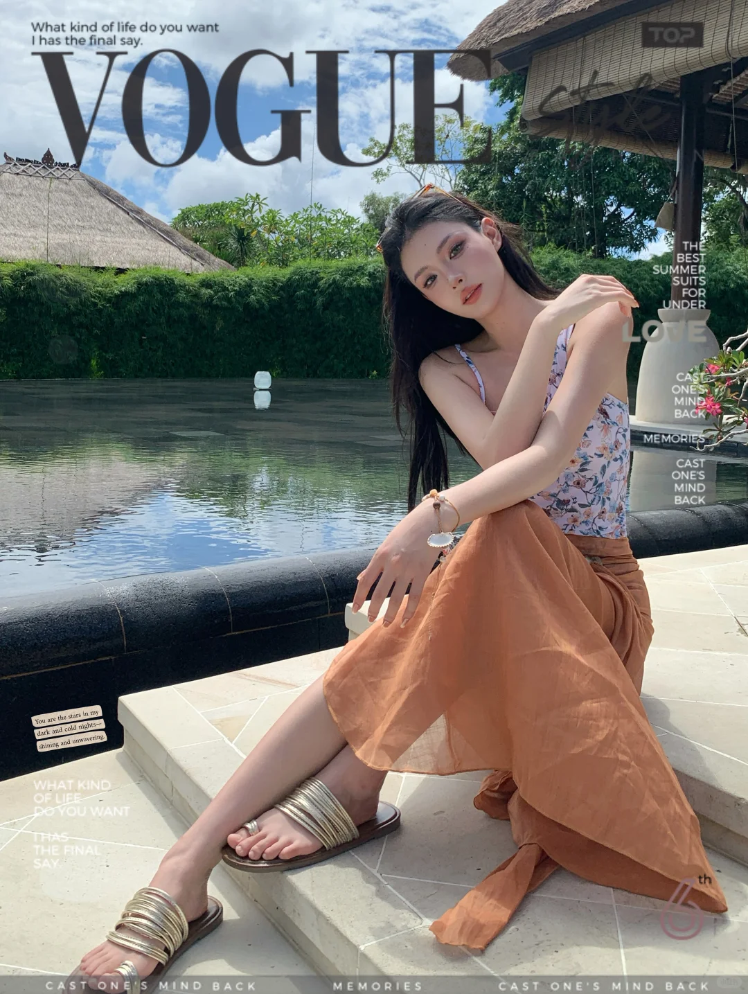 🌺海岛度假的碎花浪漫｜繁花穿进泳衣的浪漫