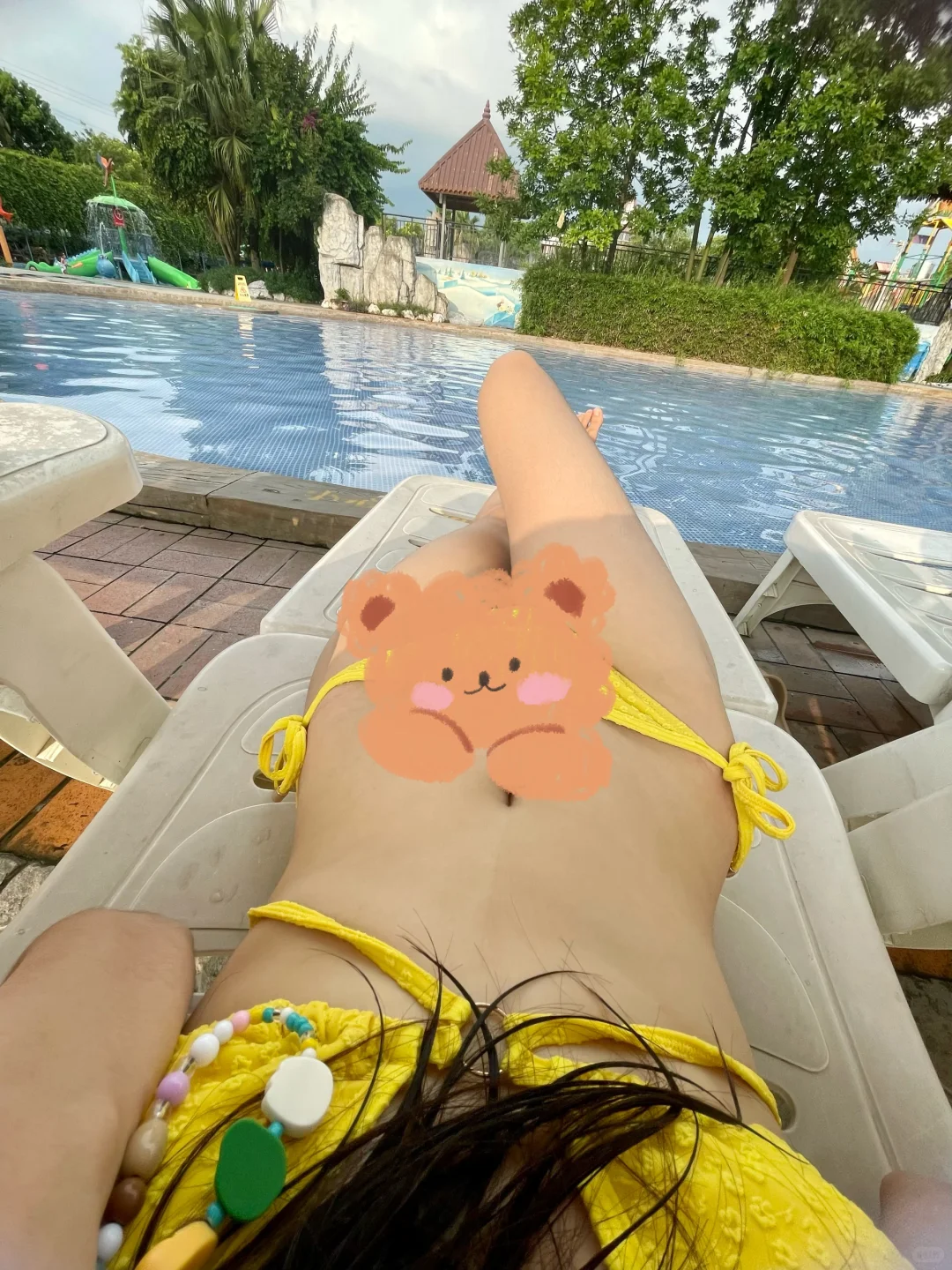 第一次穿比基尼｜黄色好明媚🔆