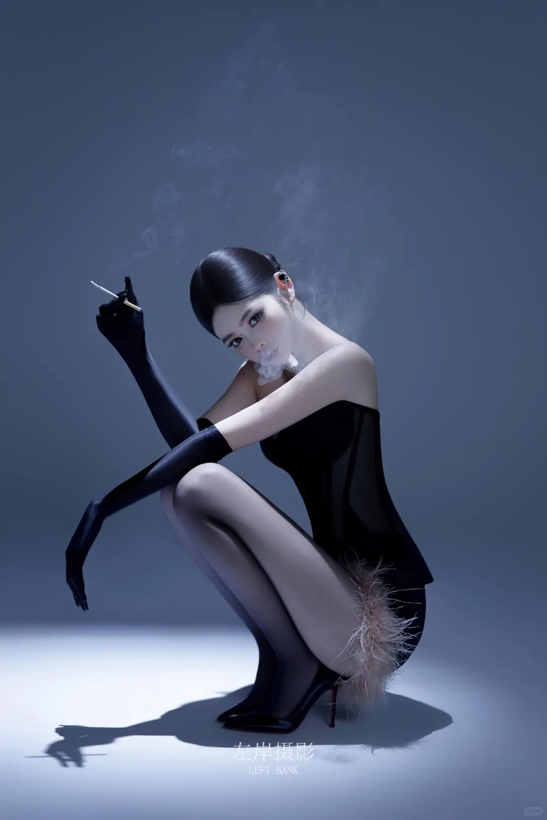 绝美的氛围感写真来了🖤