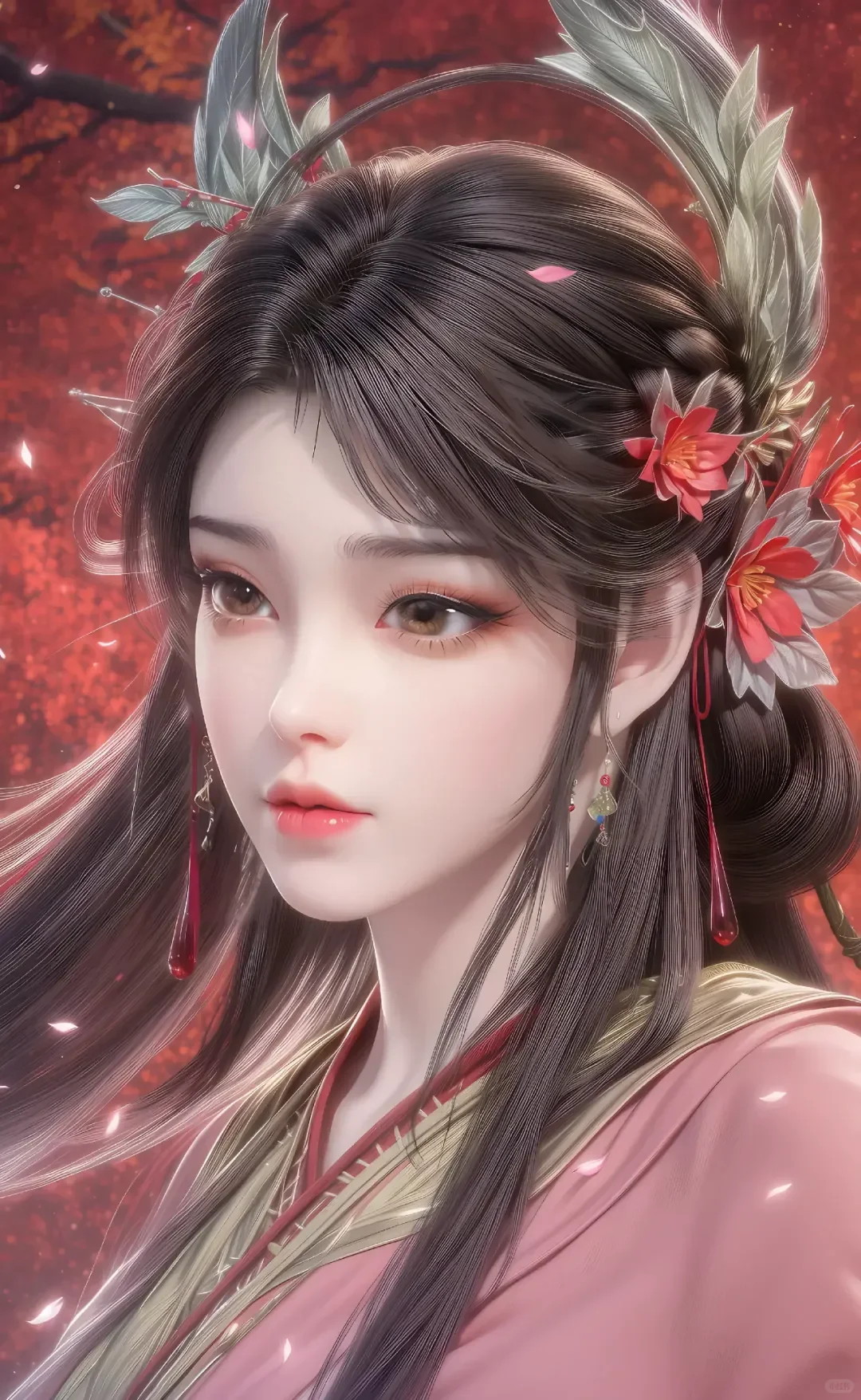 《完美世界》火灵儿 采桑女高清壁纸