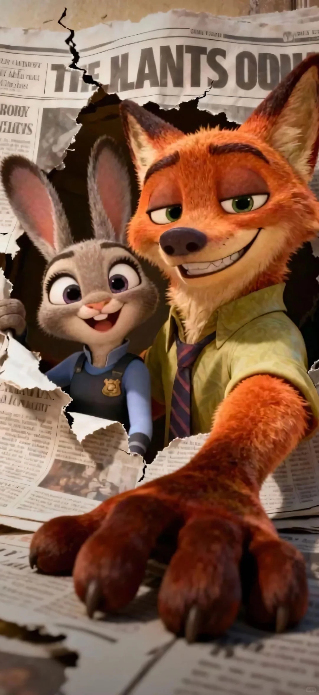 疯狂动物城｜尼克朱迪壁纸1