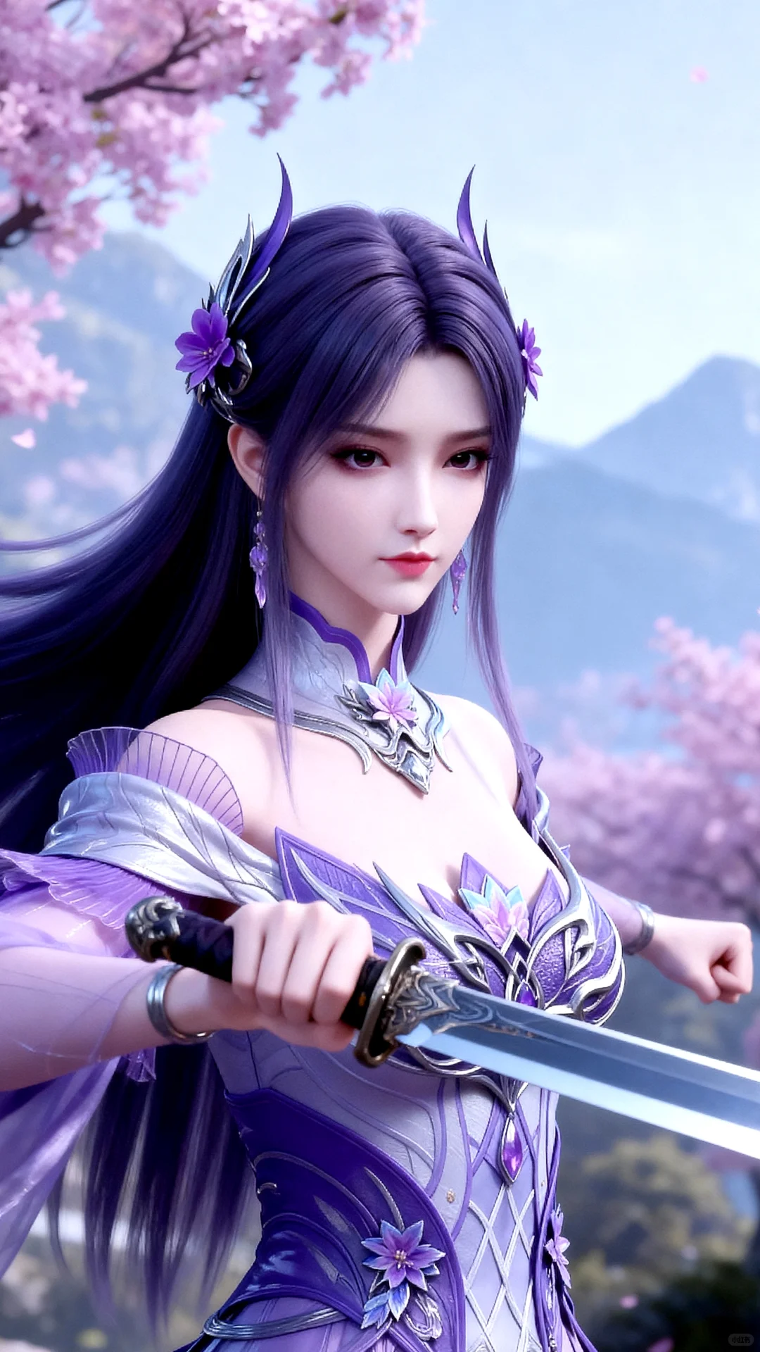 国漫女神｜小医仙斗破苍穹AI二次元动漫壁纸