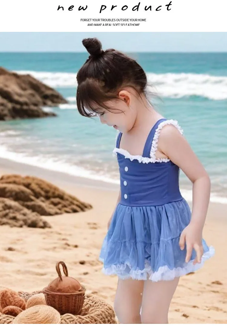 🌸女童连体泳衣！二次元太戳我