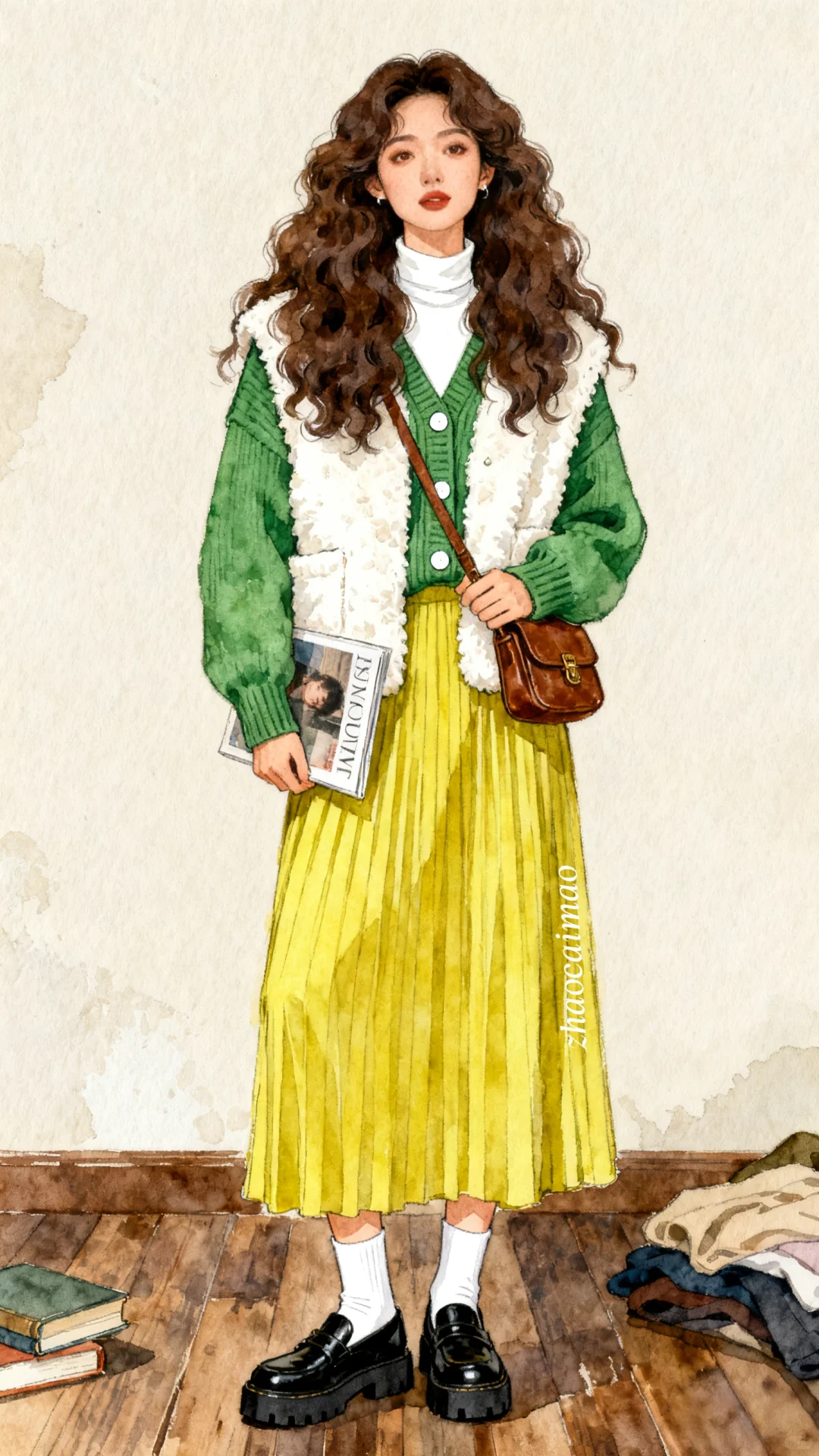 被这件秋天的穿搭美到了🍂