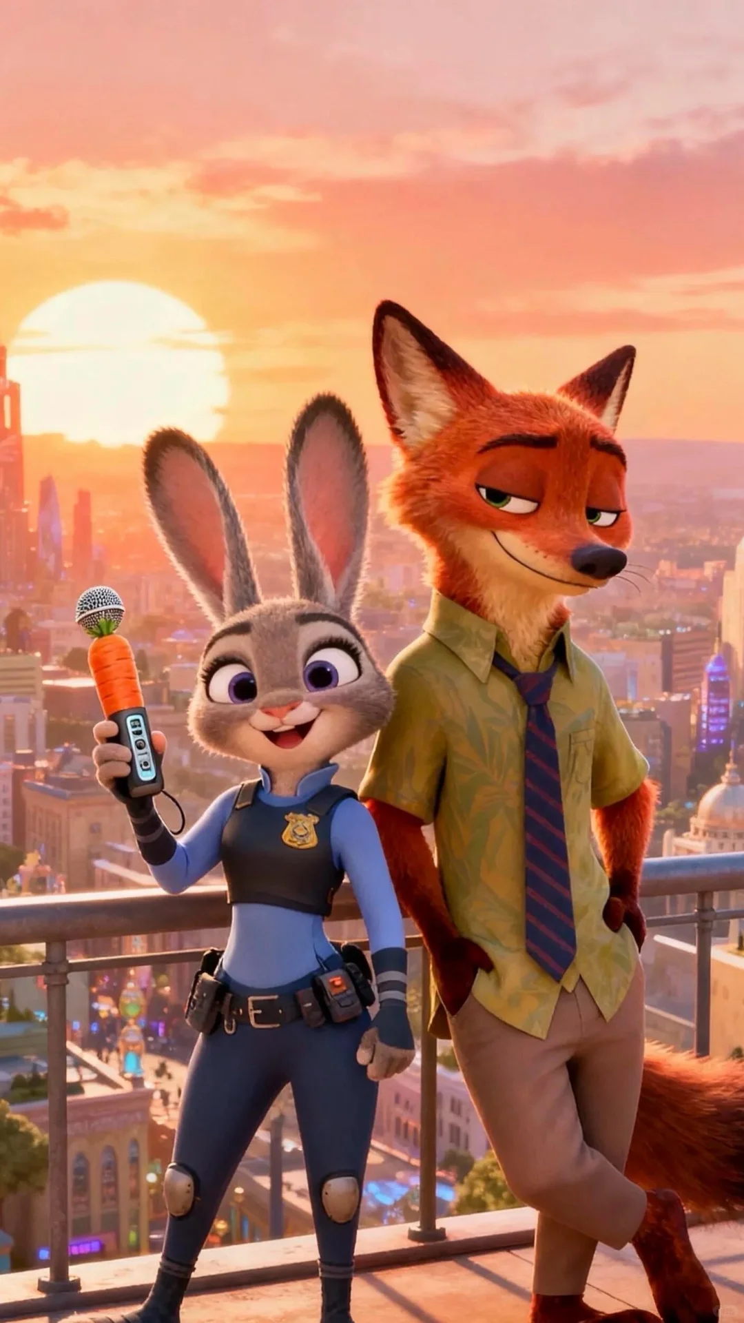 疯狂动物城｜尼克朱迪壁纸1