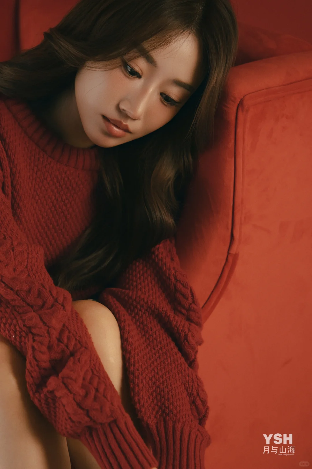 圣诞写真🎄今年圣诞一定要拍套的红色毛衣