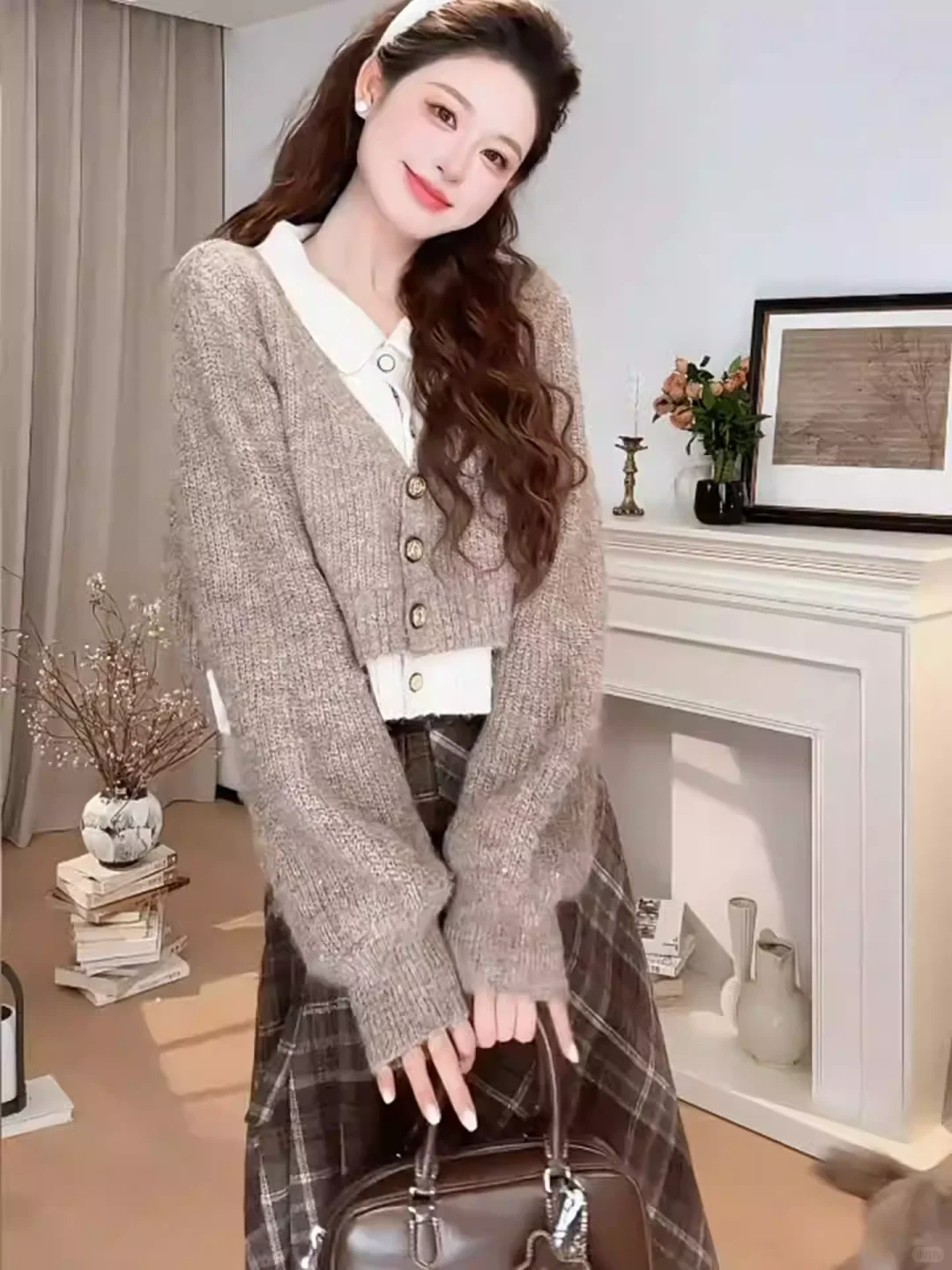 🍂假两件毛衣太甜了！美拉德风绝了～