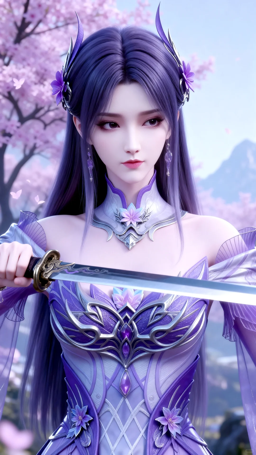 国漫女神｜小医仙斗破苍穹AI二次元动漫壁纸