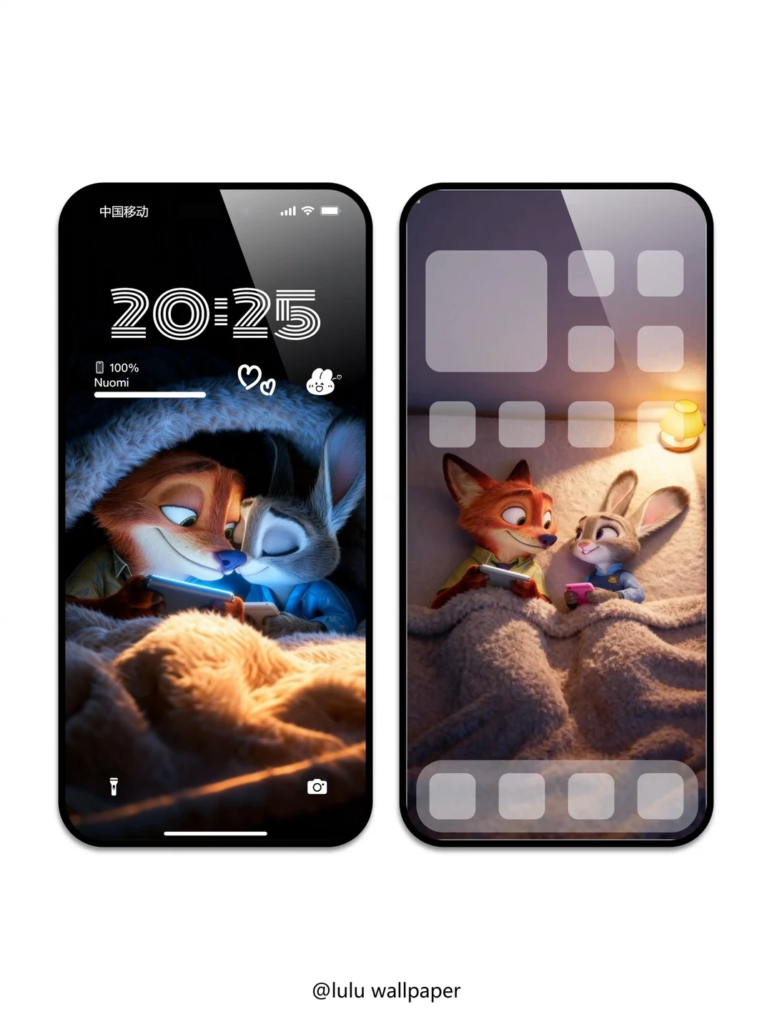 #160 | 疯狂动物城动态壁纸| 被窝时间暗色