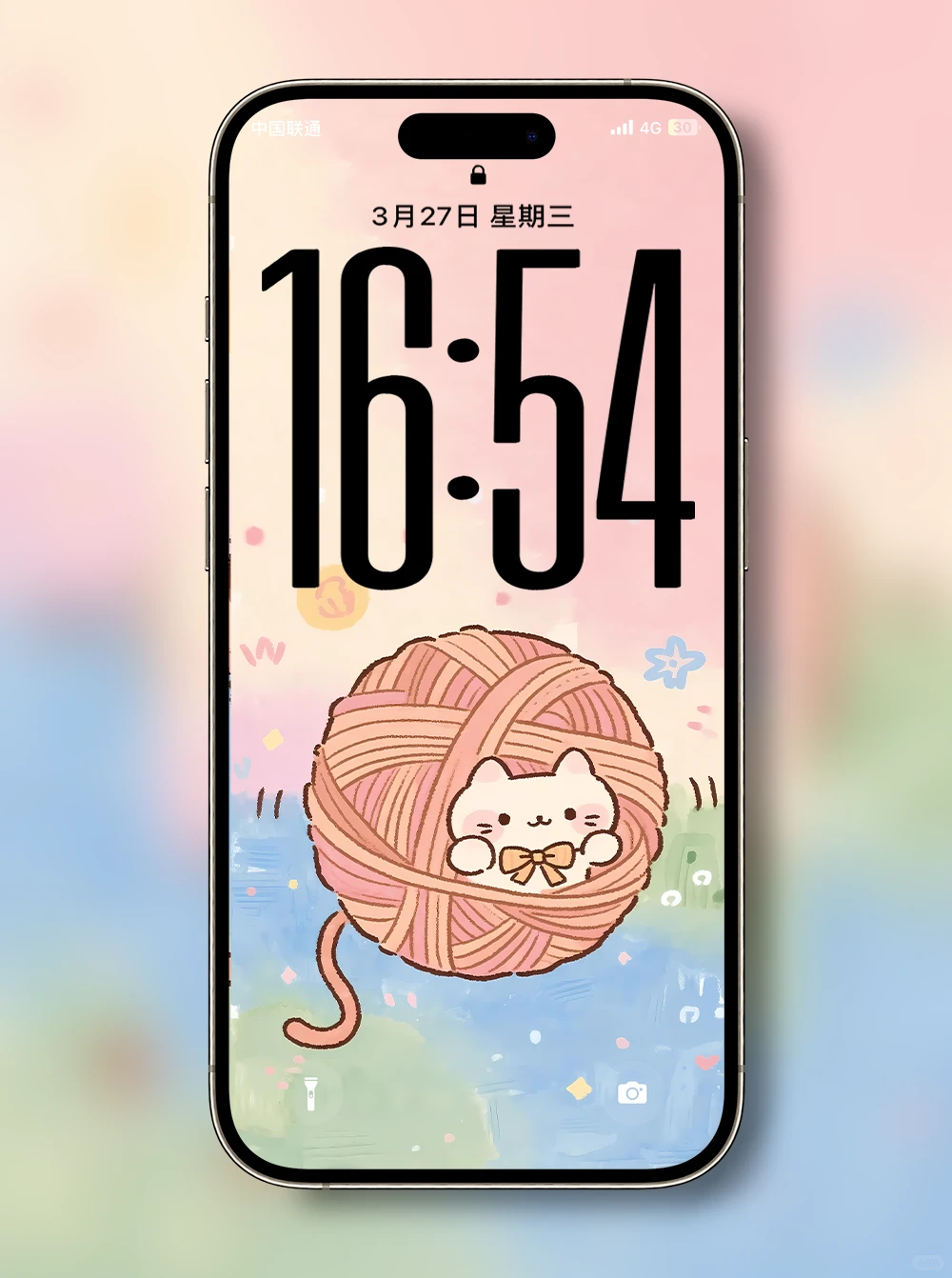 X503-毛线球猫|iPad壁纸|电脑|手机壁纸 4k