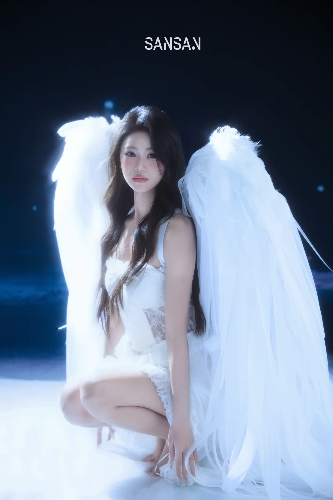 光之翼的雪天使写真❄️🗡️