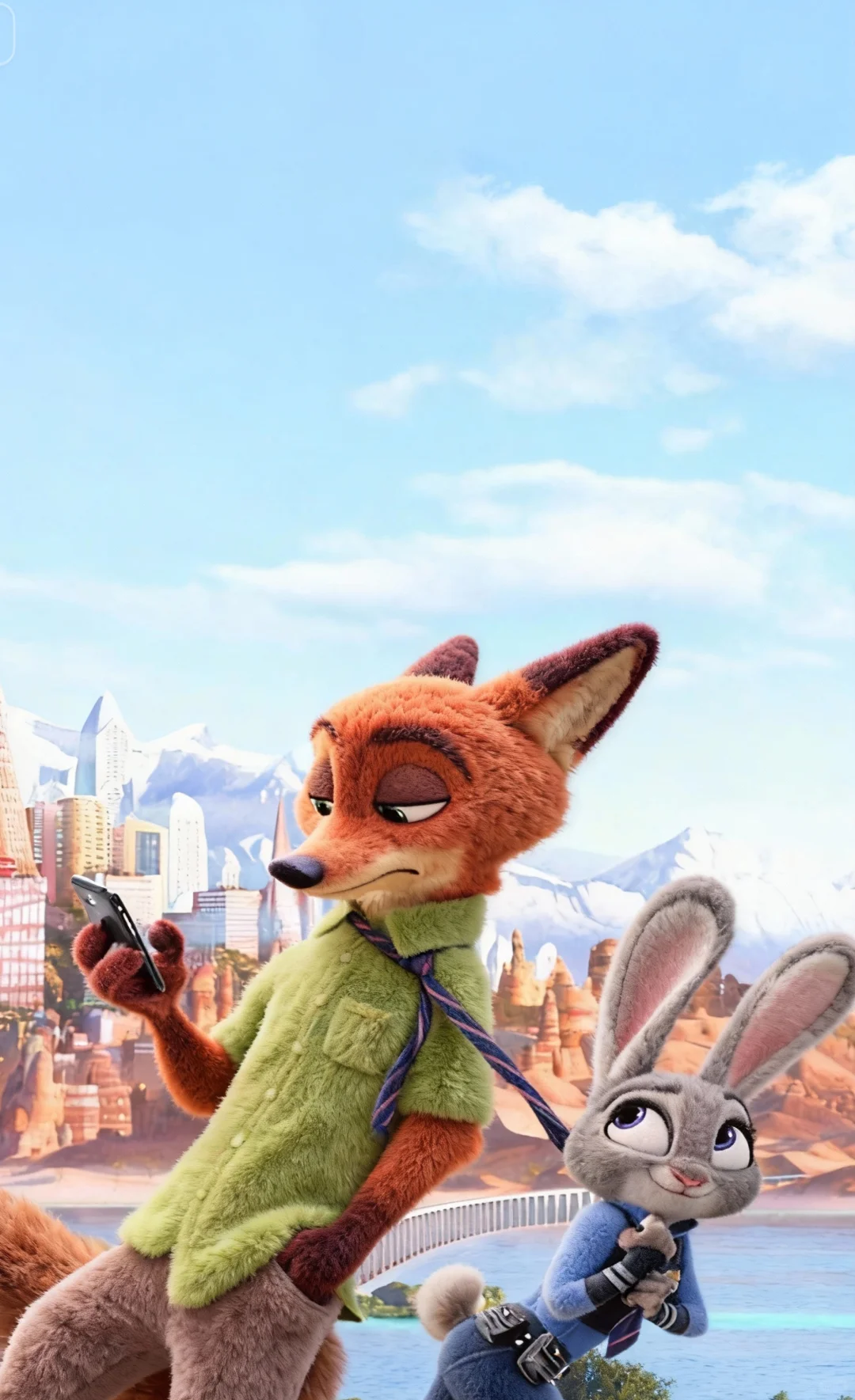 朱迪尼克也太有cp感了！壁纸来了！