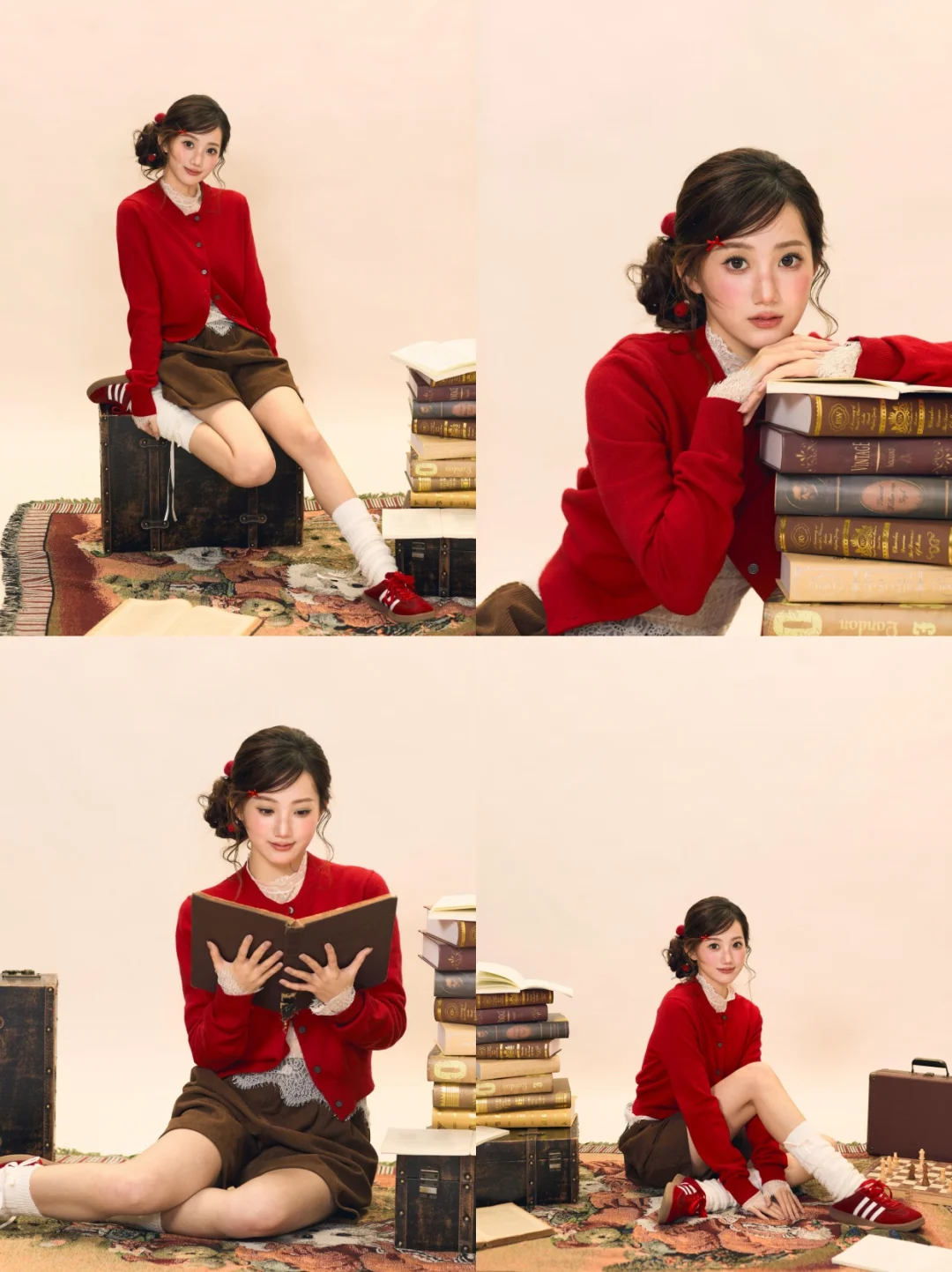 驻马店写真🍒miu系学姐·韩杂学院风写真