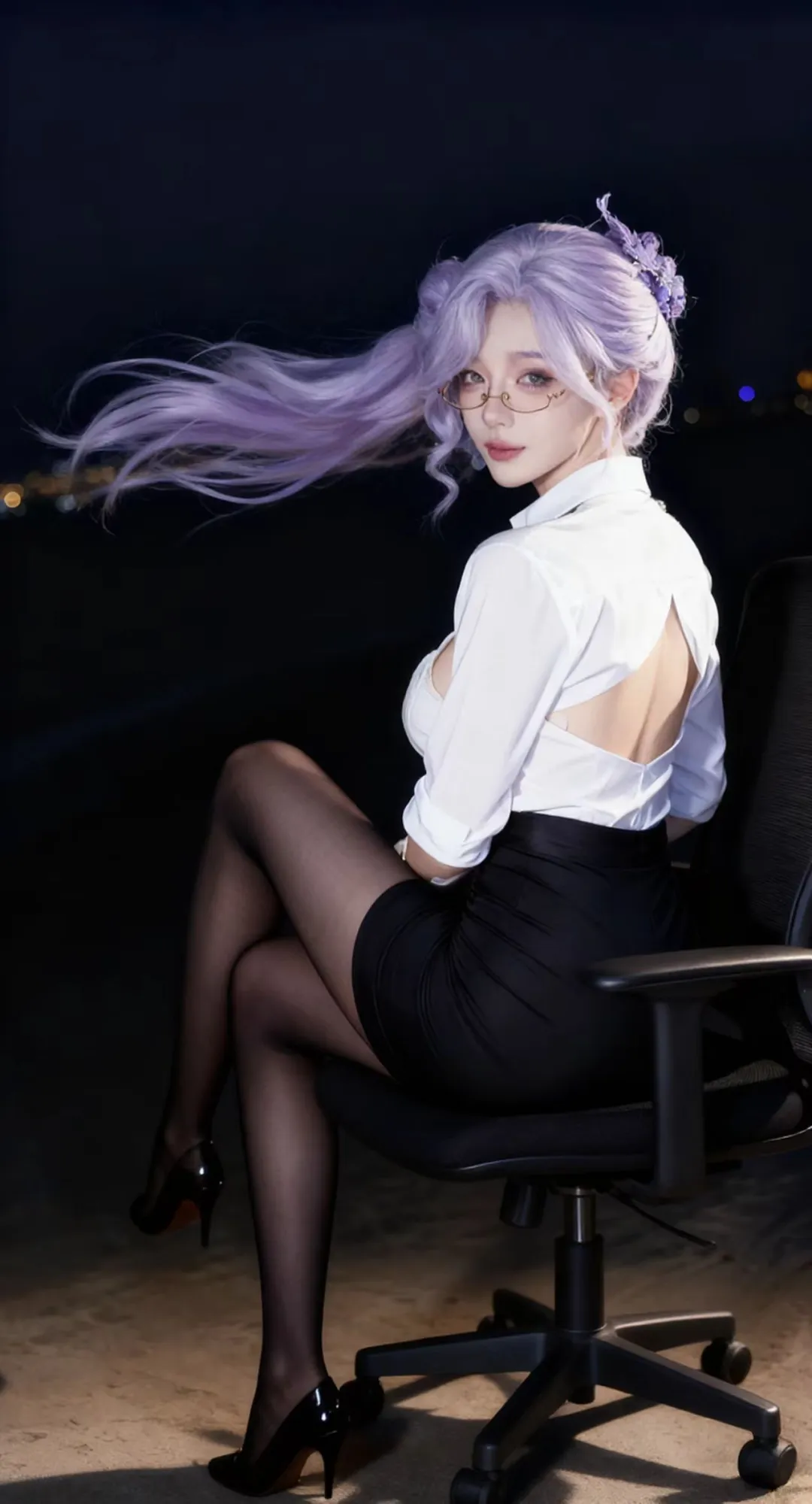 秘书风情Ai写真