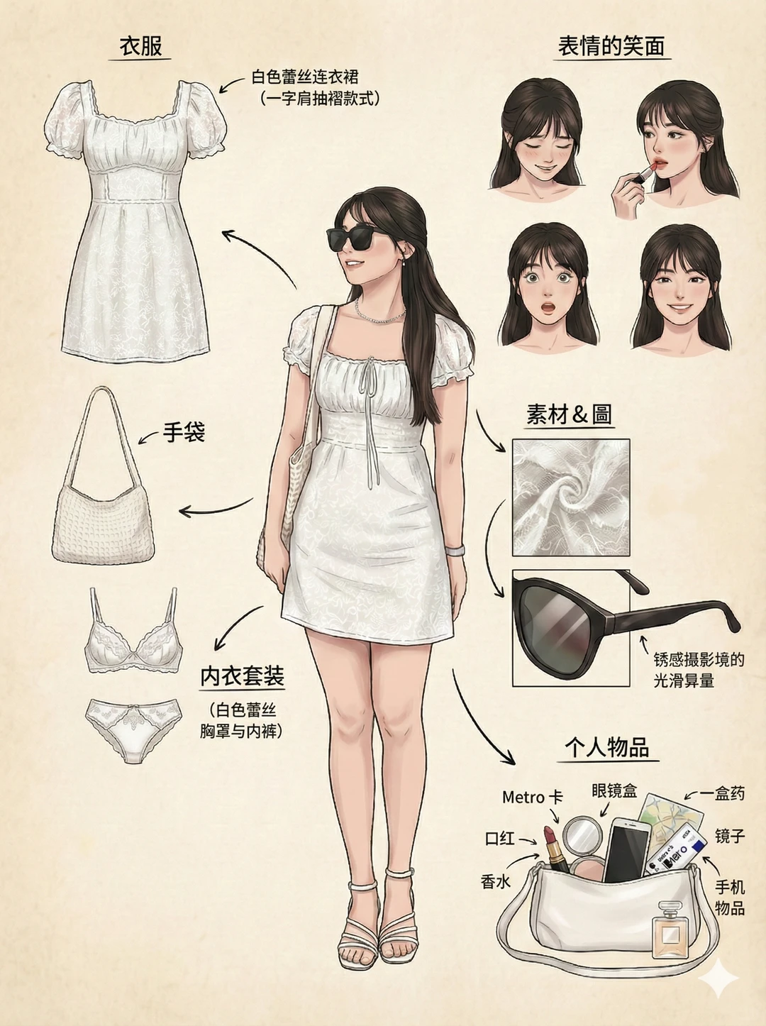 AI OOTD 拆解图都这么牛了吗