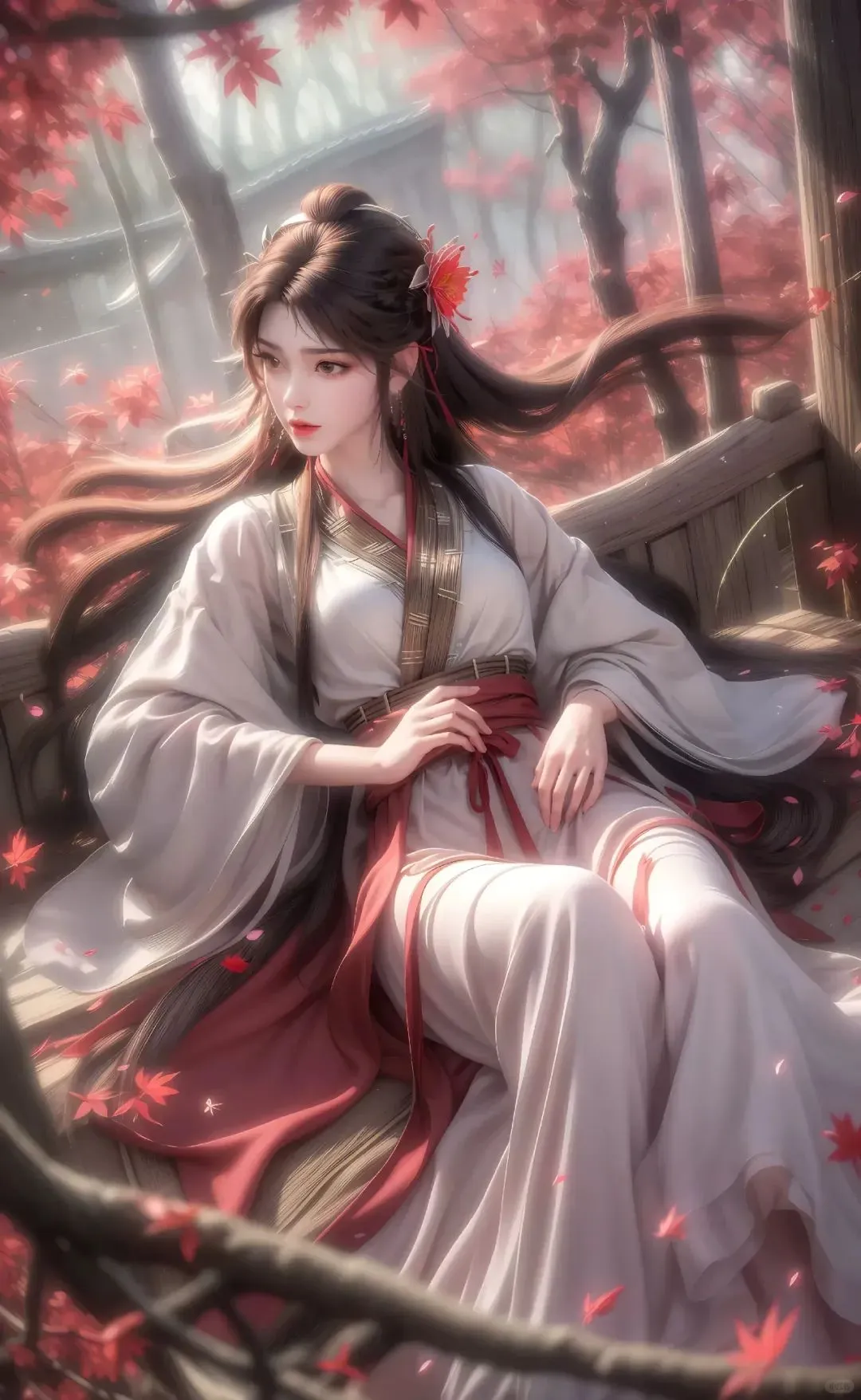 《完美世界》火灵儿 采桑女高清壁纸