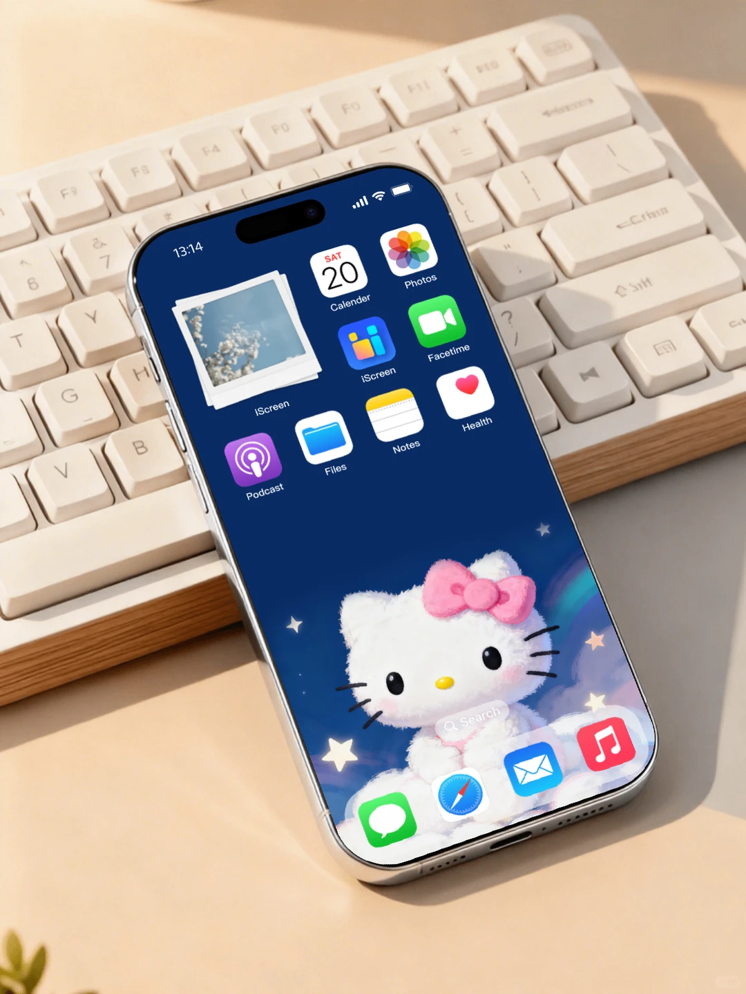 232 治愈系Hello Kitty手机壁纸